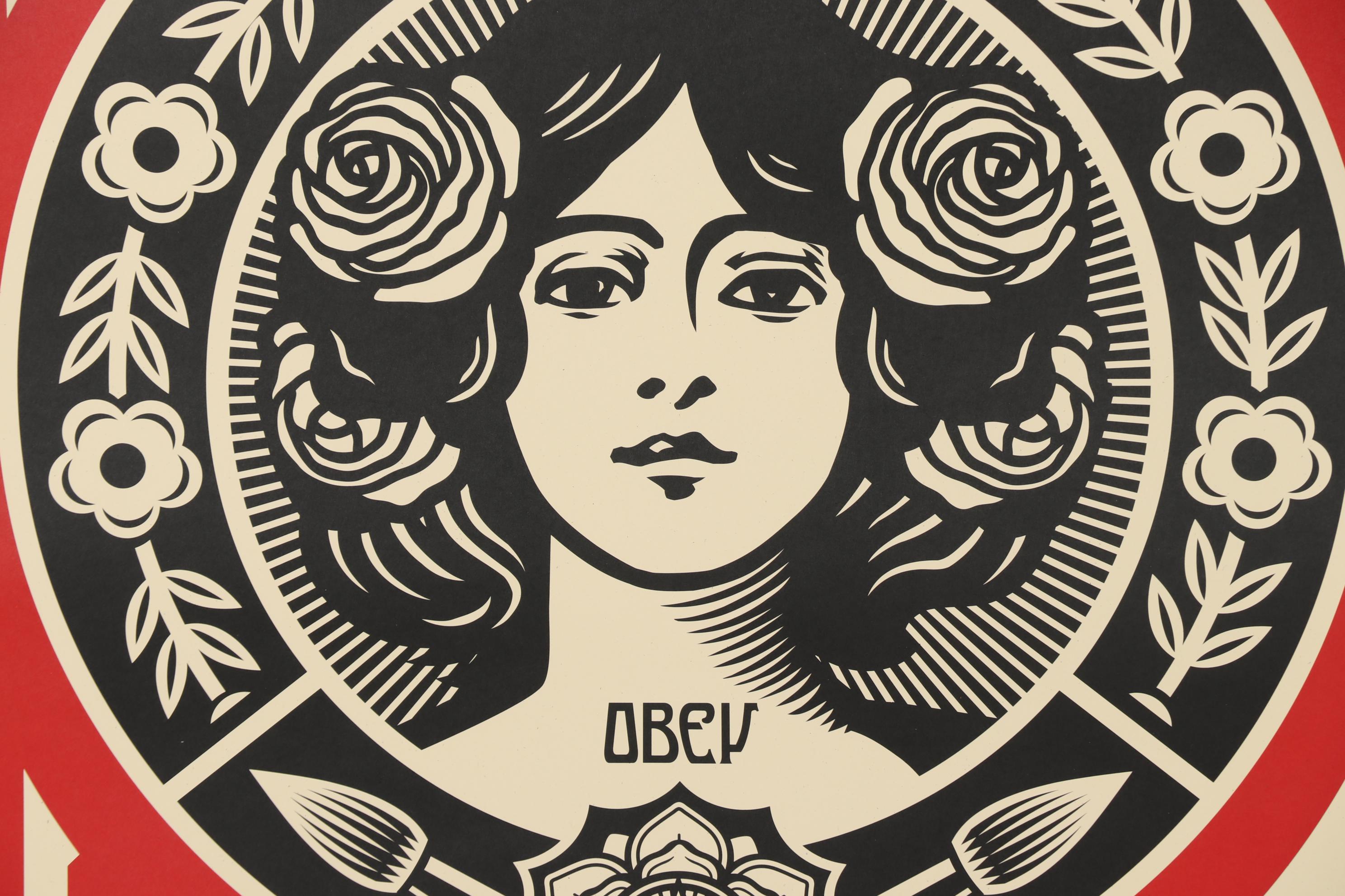 Shepard Fairey Offset Print "Make Art Not War"