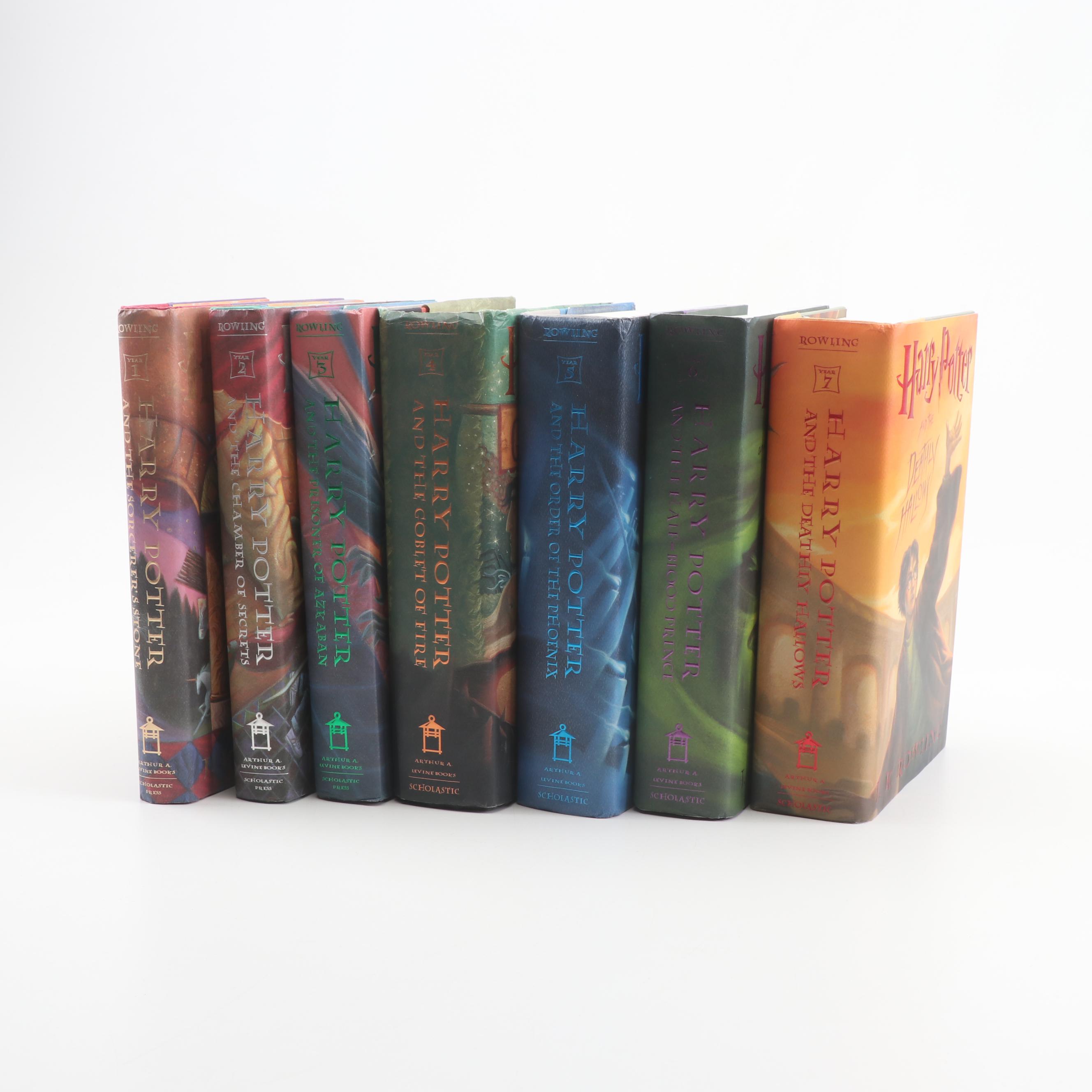 First American Edition Complete "Harry Potter" Series by J. K. Rowling