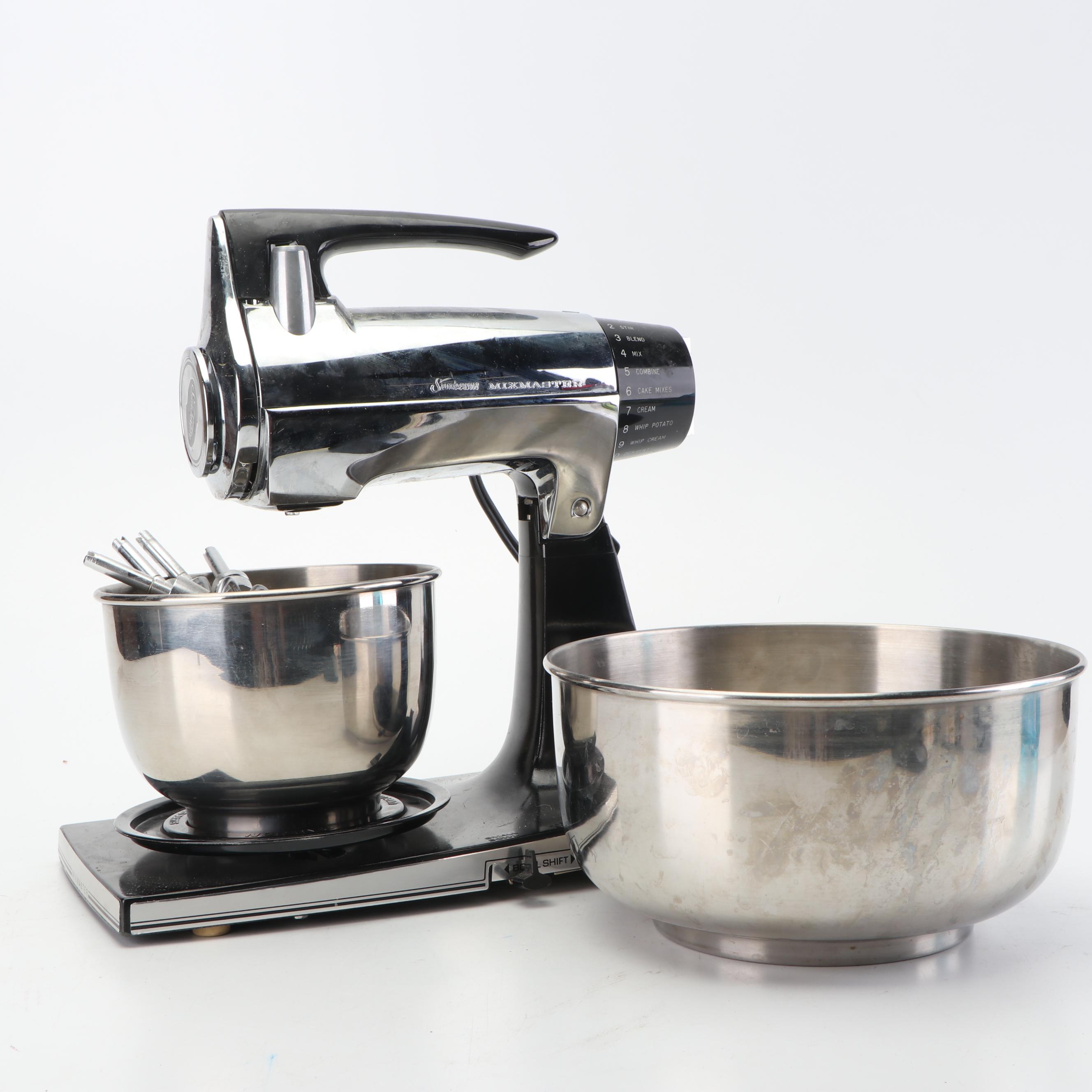 Sunbeam Mixmaster Stand Mixer with Stainless Steel Bowl, Contemporary