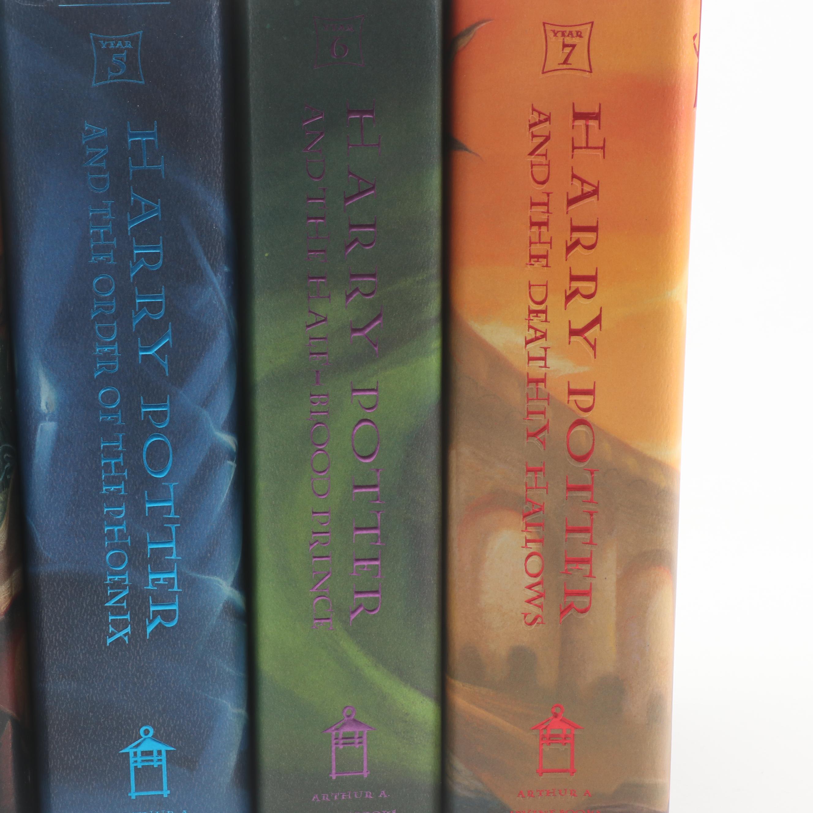 First American Edition Complete "Harry Potter" Series by J. K. Rowling