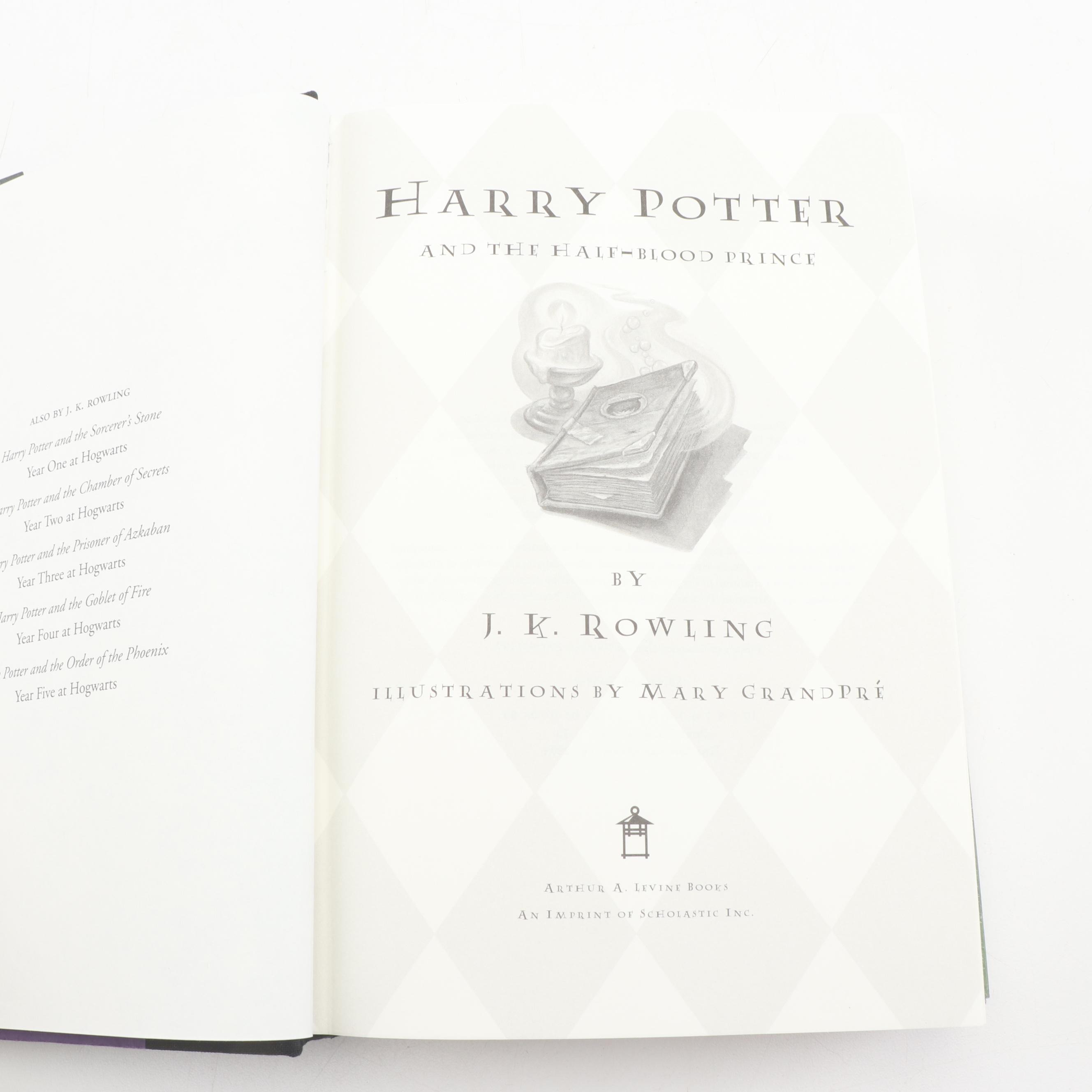 First American Edition Complete "Harry Potter" Series by J. K. Rowling