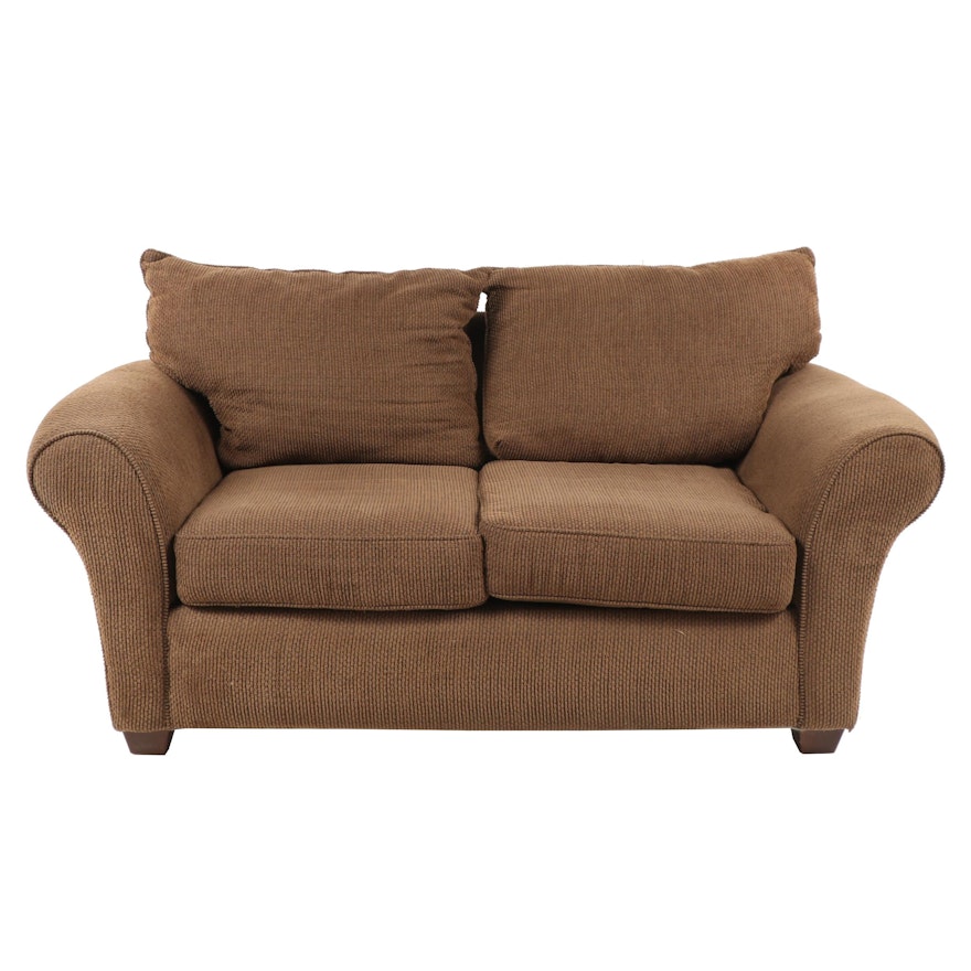 Contemporary Alan White Upholstered Loveseat Sofa