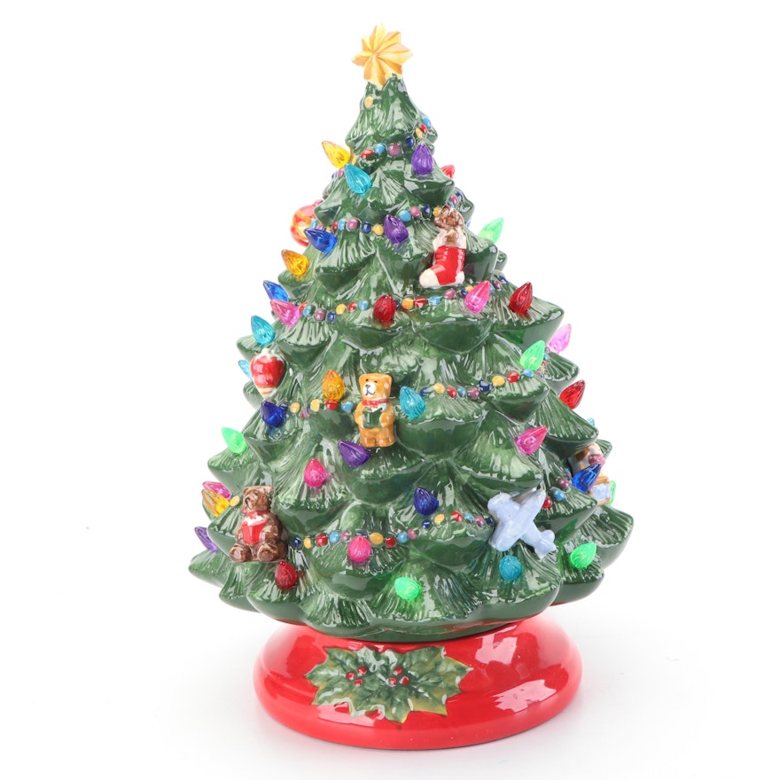 Traditions Holiday Celebrations by Christopher Radko Lighted Tabletop Tree