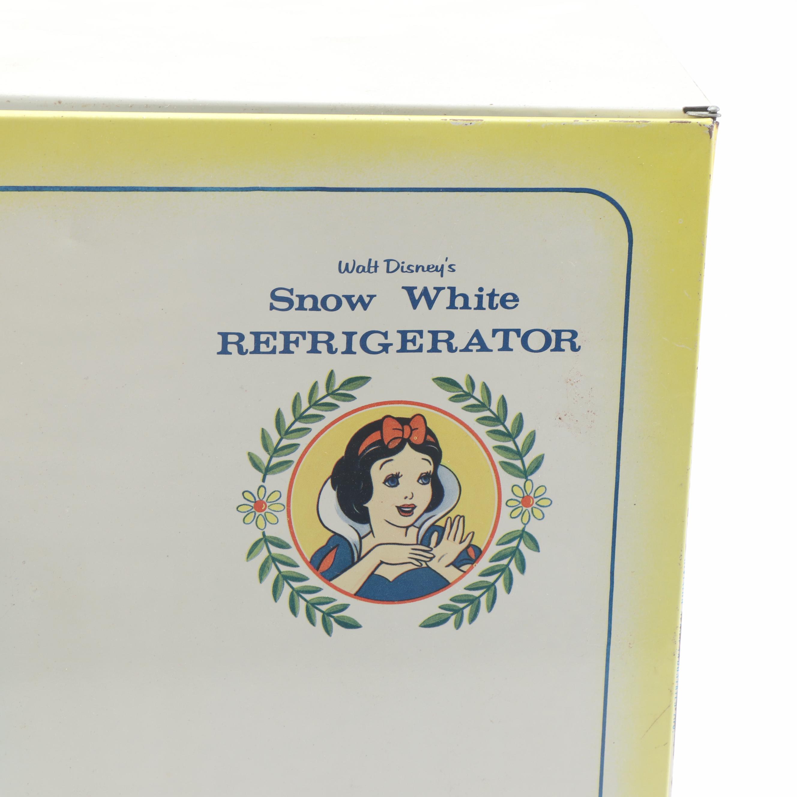 Disney Snow White Refrigerator Tin Dollhouse Toy