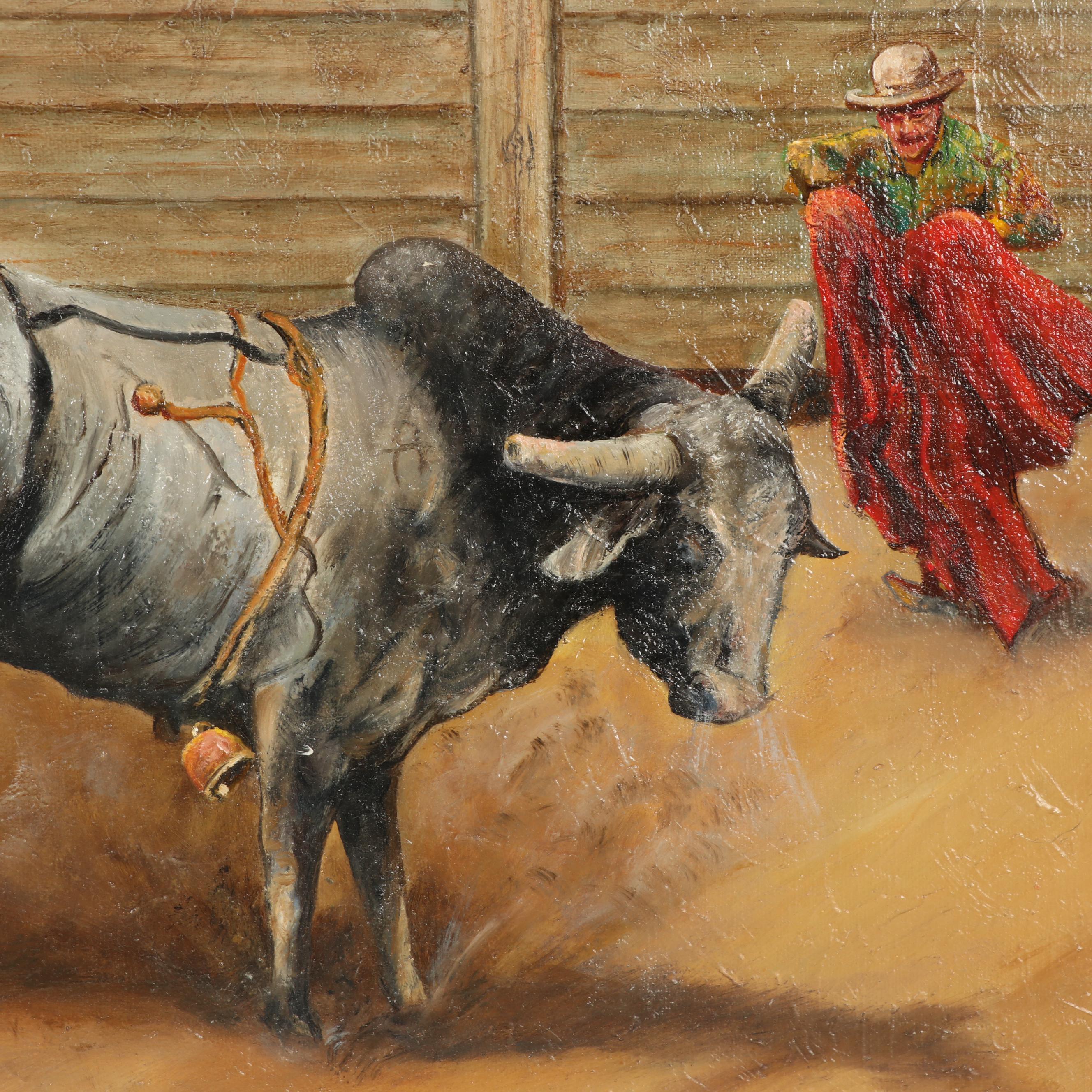 C. Hahn Oil Painting "Cheyenne Frontier Days"