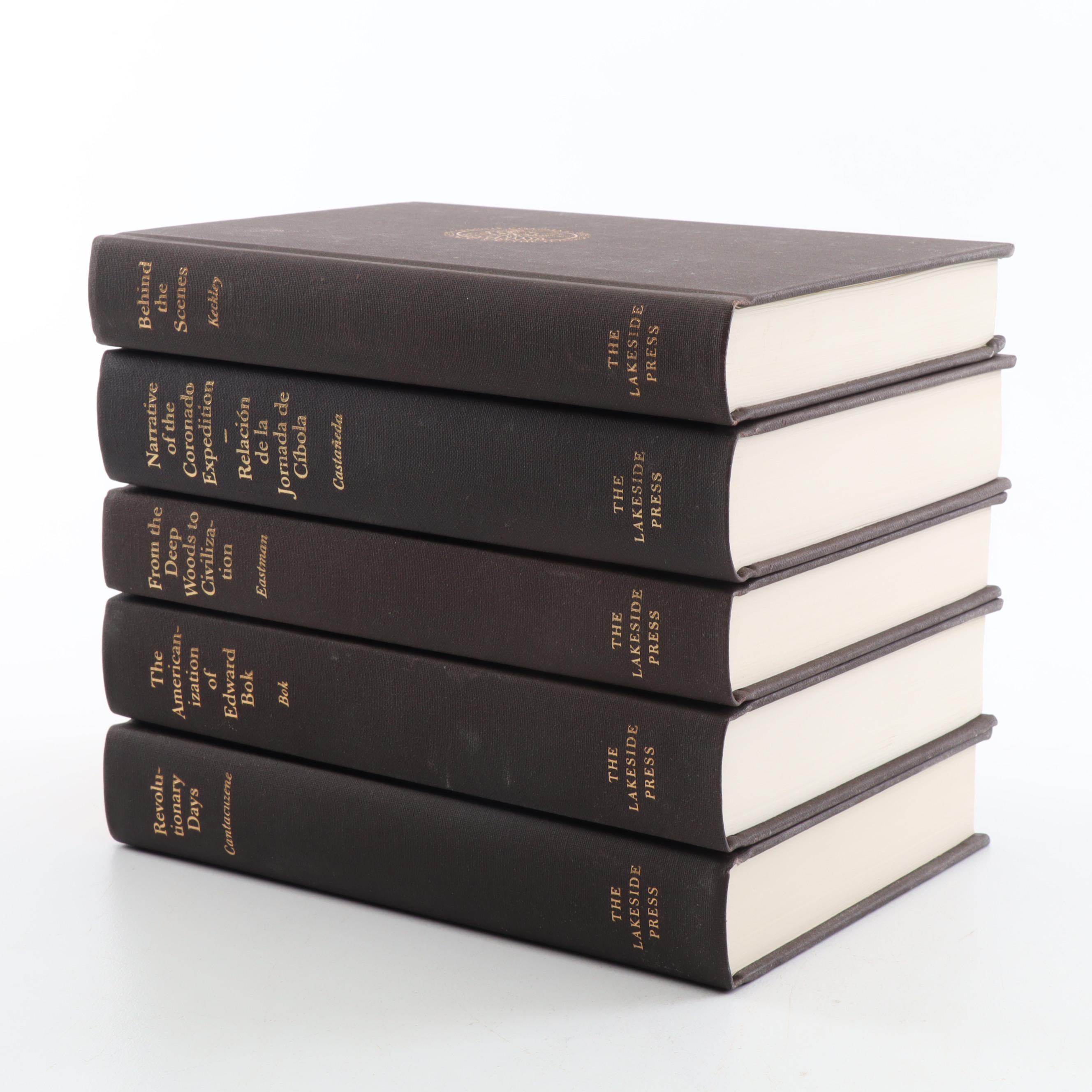 Collection of The Lakeside Classics Biographies and Autobiographies