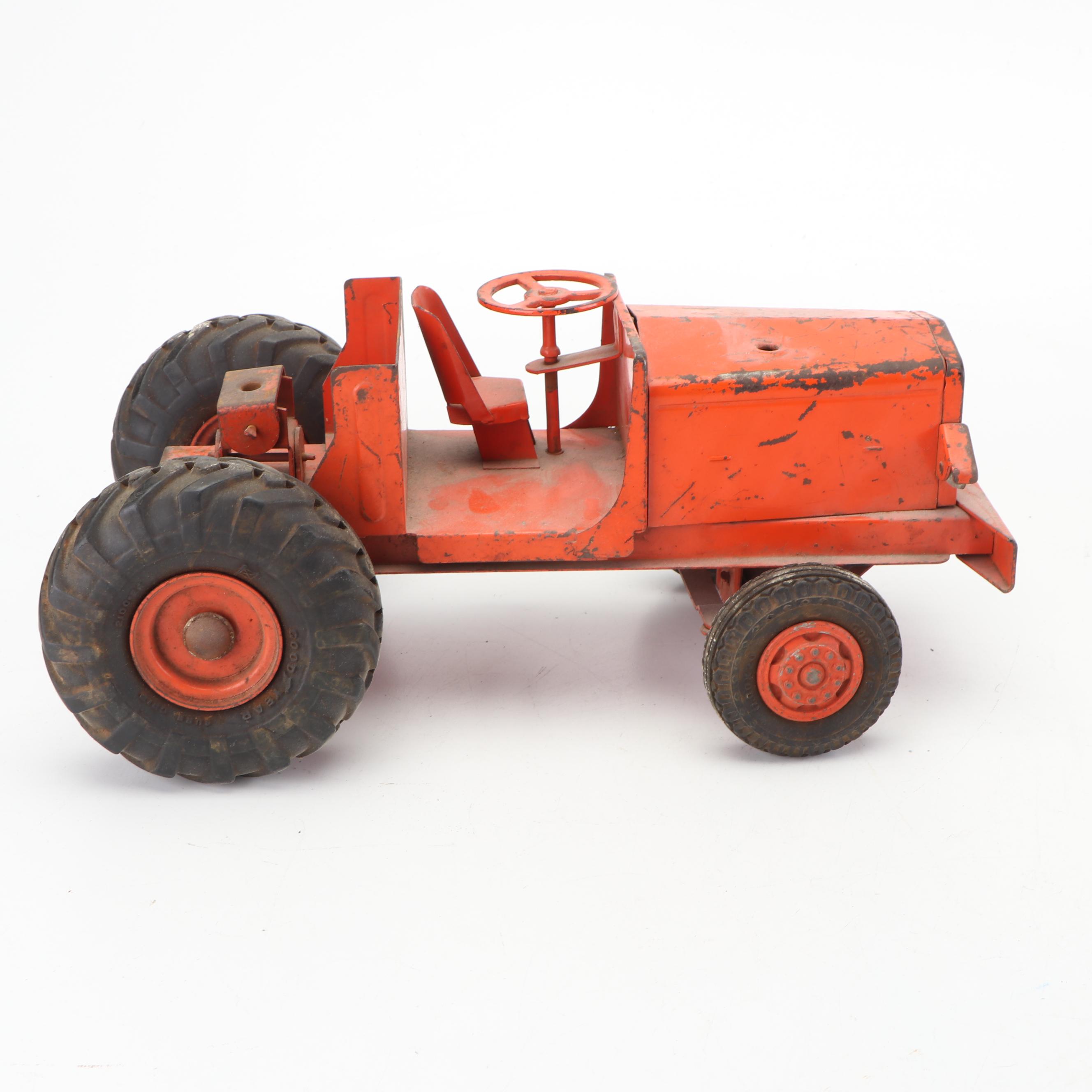Doepke Mfg. Co. "Euclid The Pioneer" Tractor with Dump Trailer, Mid-Century