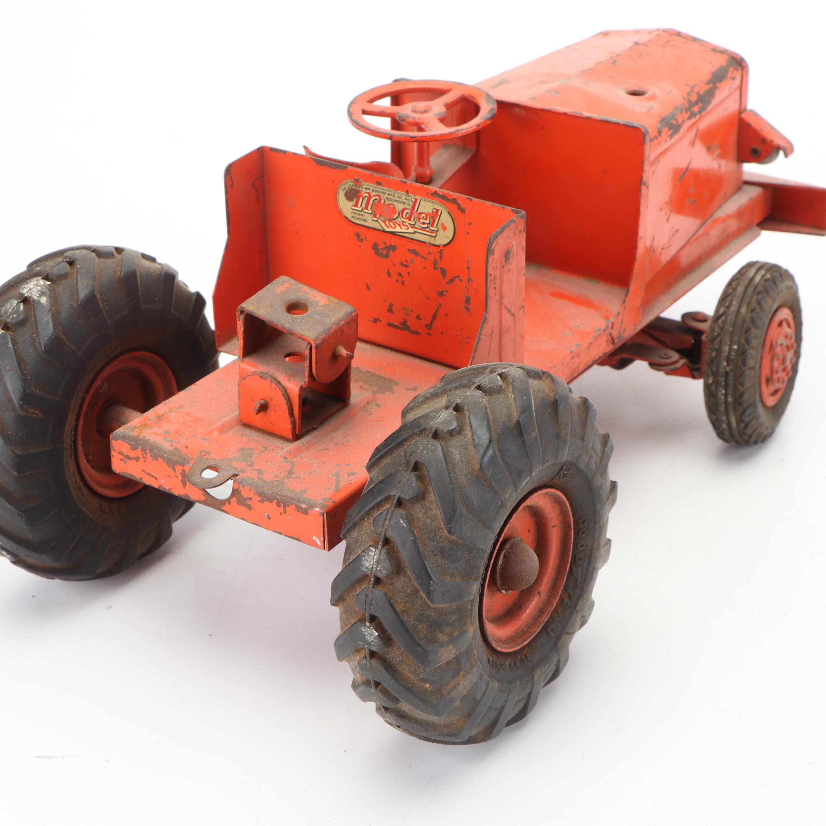 Doepke Mfg. Co. "Euclid The Pioneer" Tractor with Dump Trailer, Mid-Century