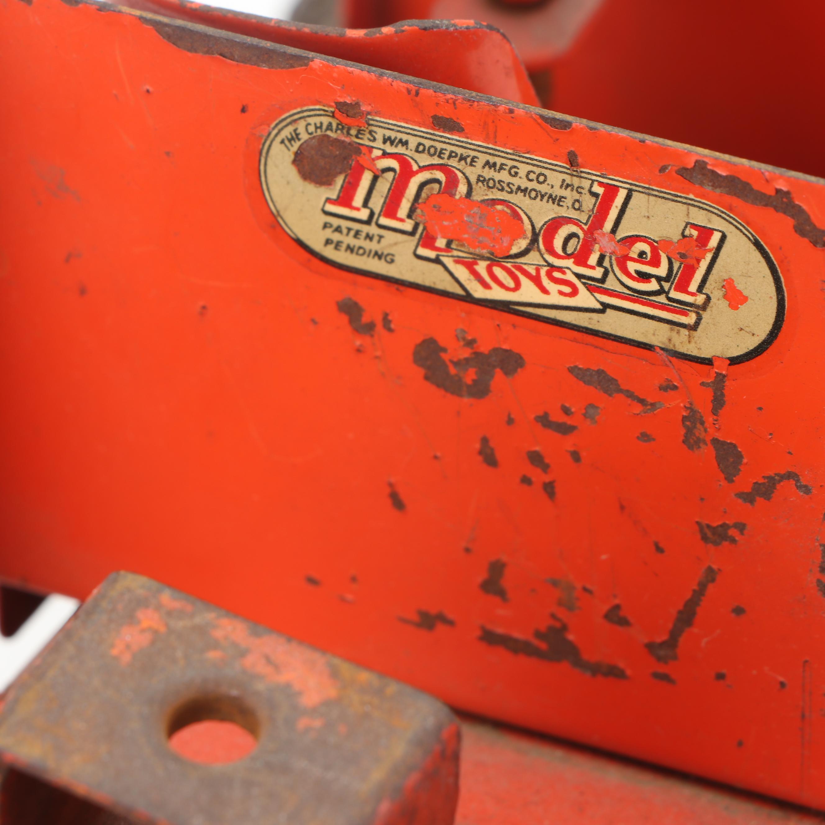 Doepke Mfg. Co. "Euclid The Pioneer" Tractor with Dump Trailer, Mid-Century