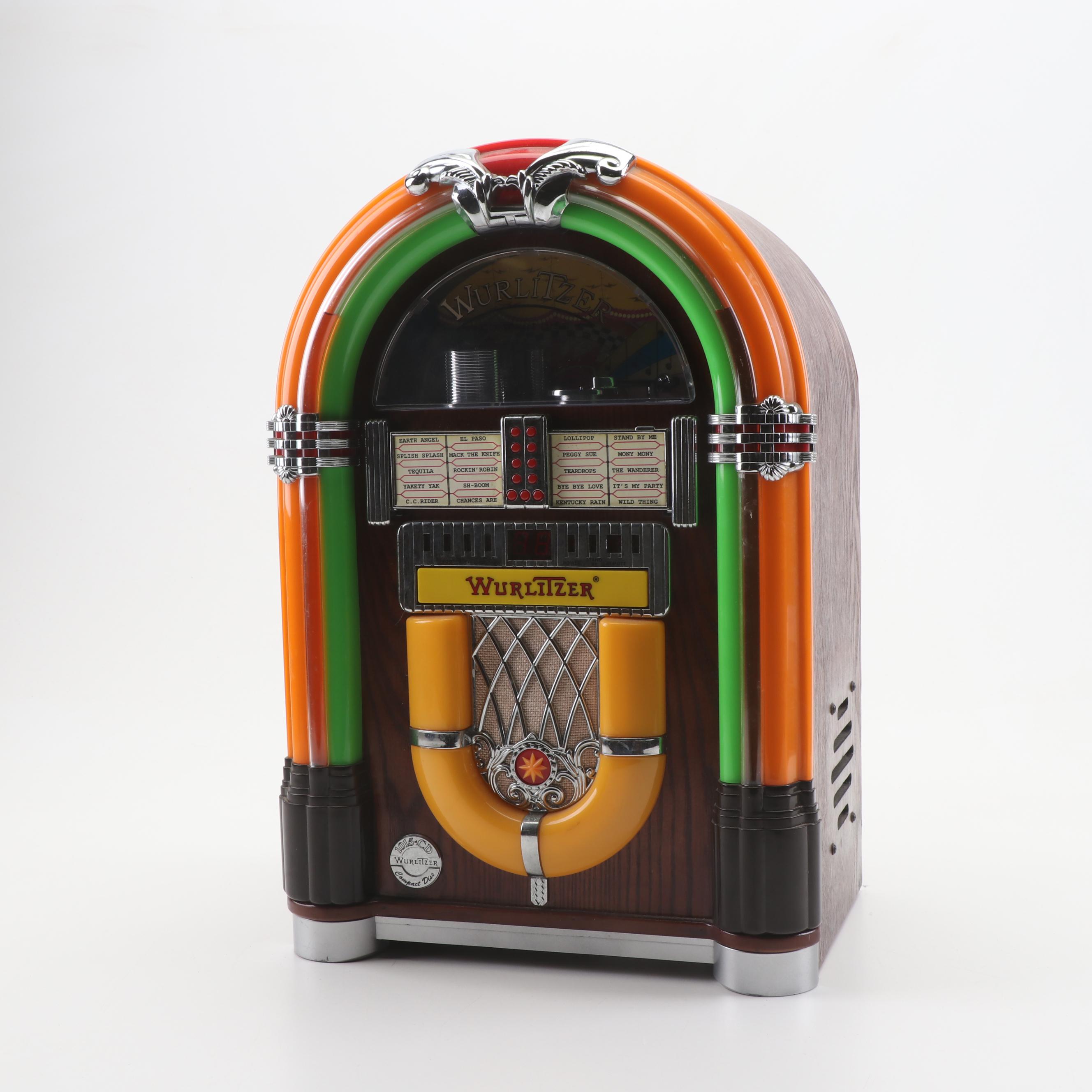Wurlitzer Mini Bubbler CD Jukebox Model WR-18