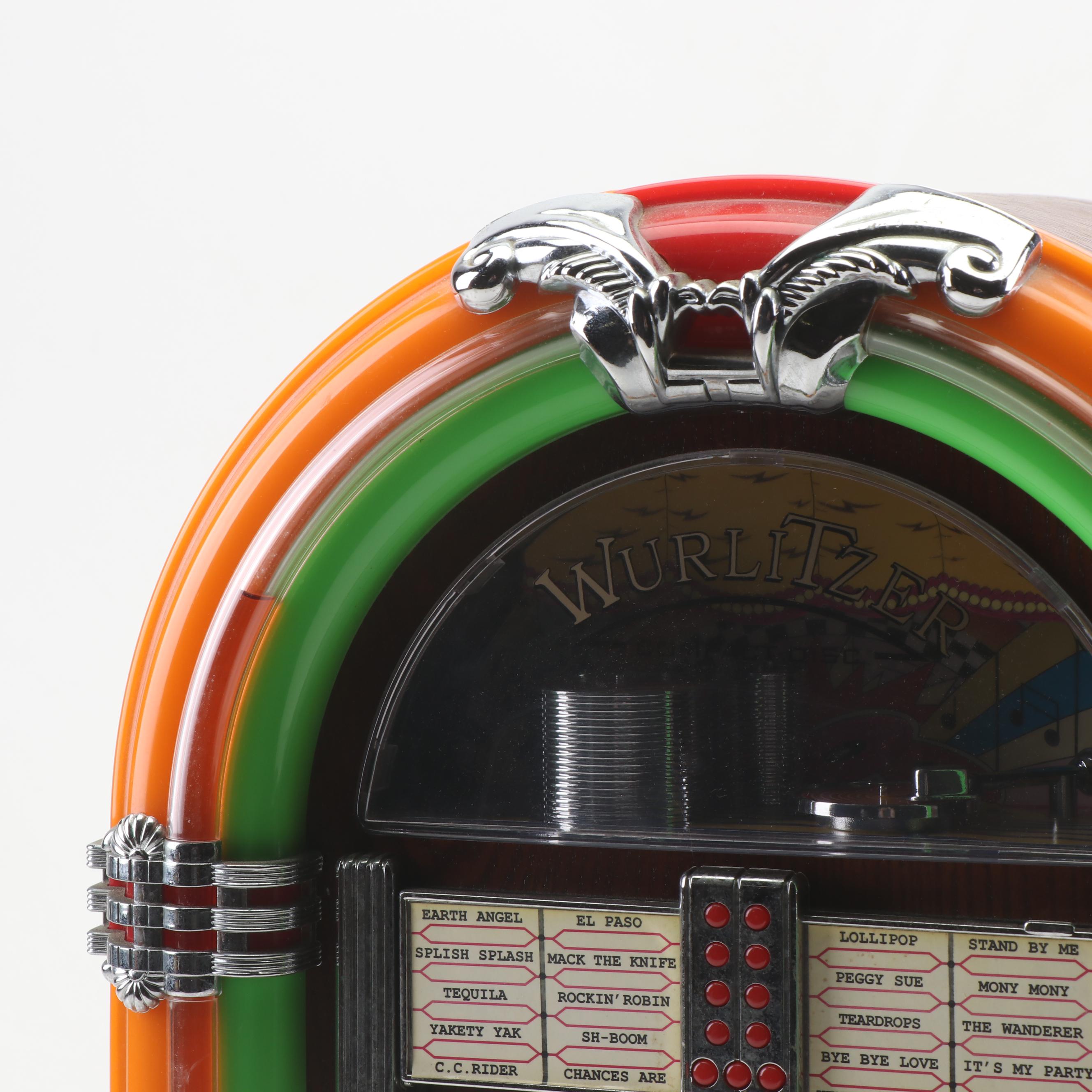 Wurlitzer Mini Bubbler CD Jukebox Model WR-18