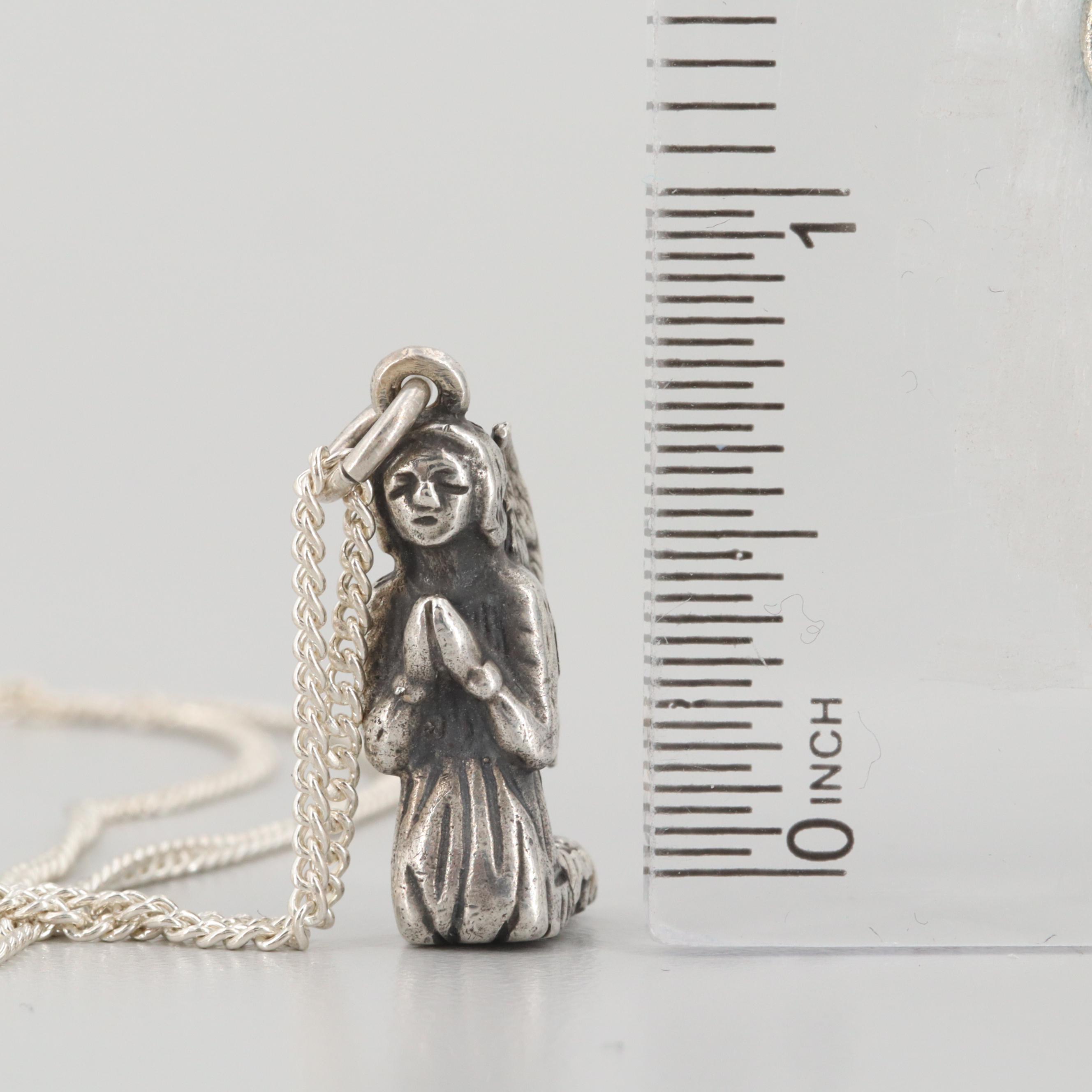 James Avery Sterling Silver Necklaces and Pendants with Religious Motif