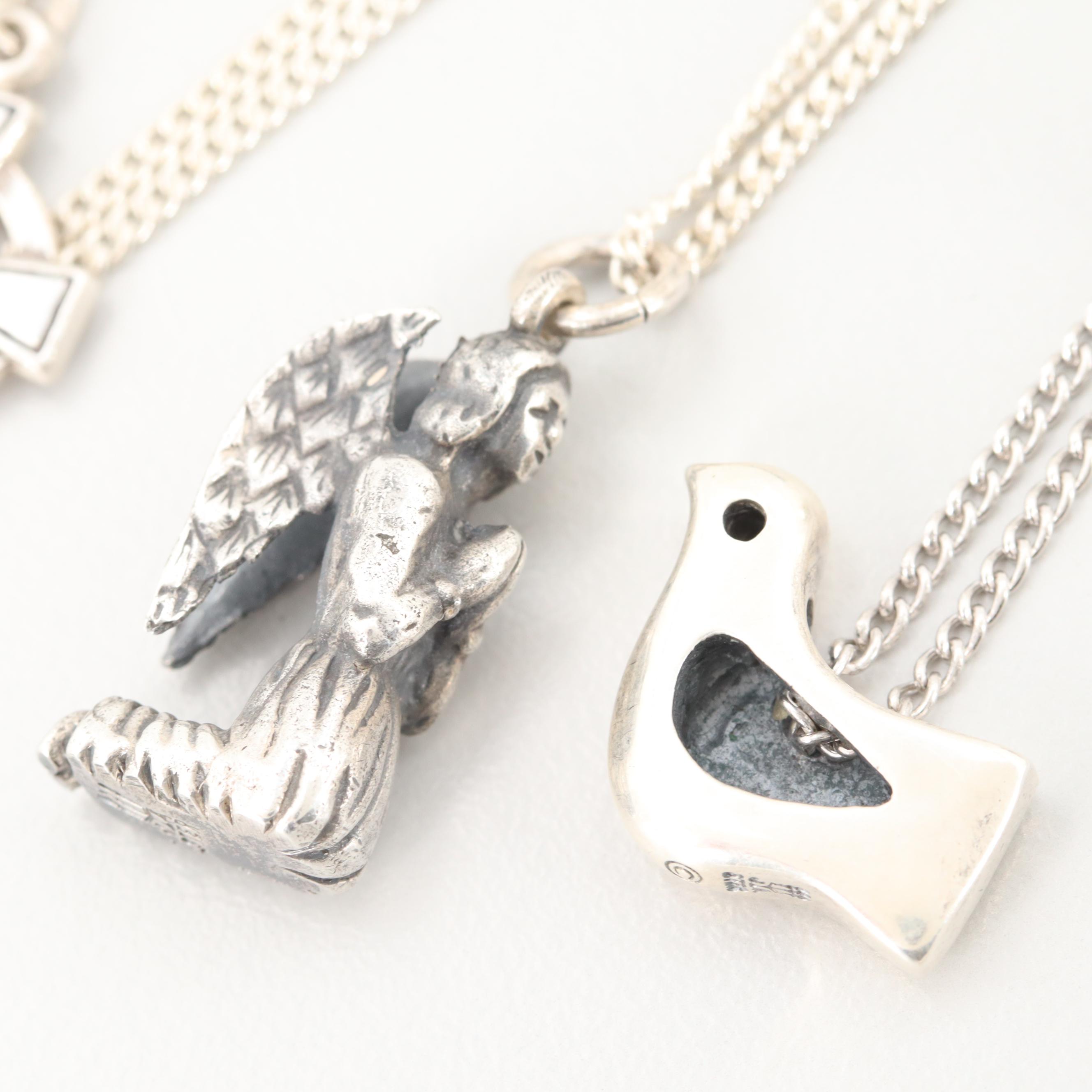 James Avery Sterling Silver Necklaces and Pendants with Religious Motif