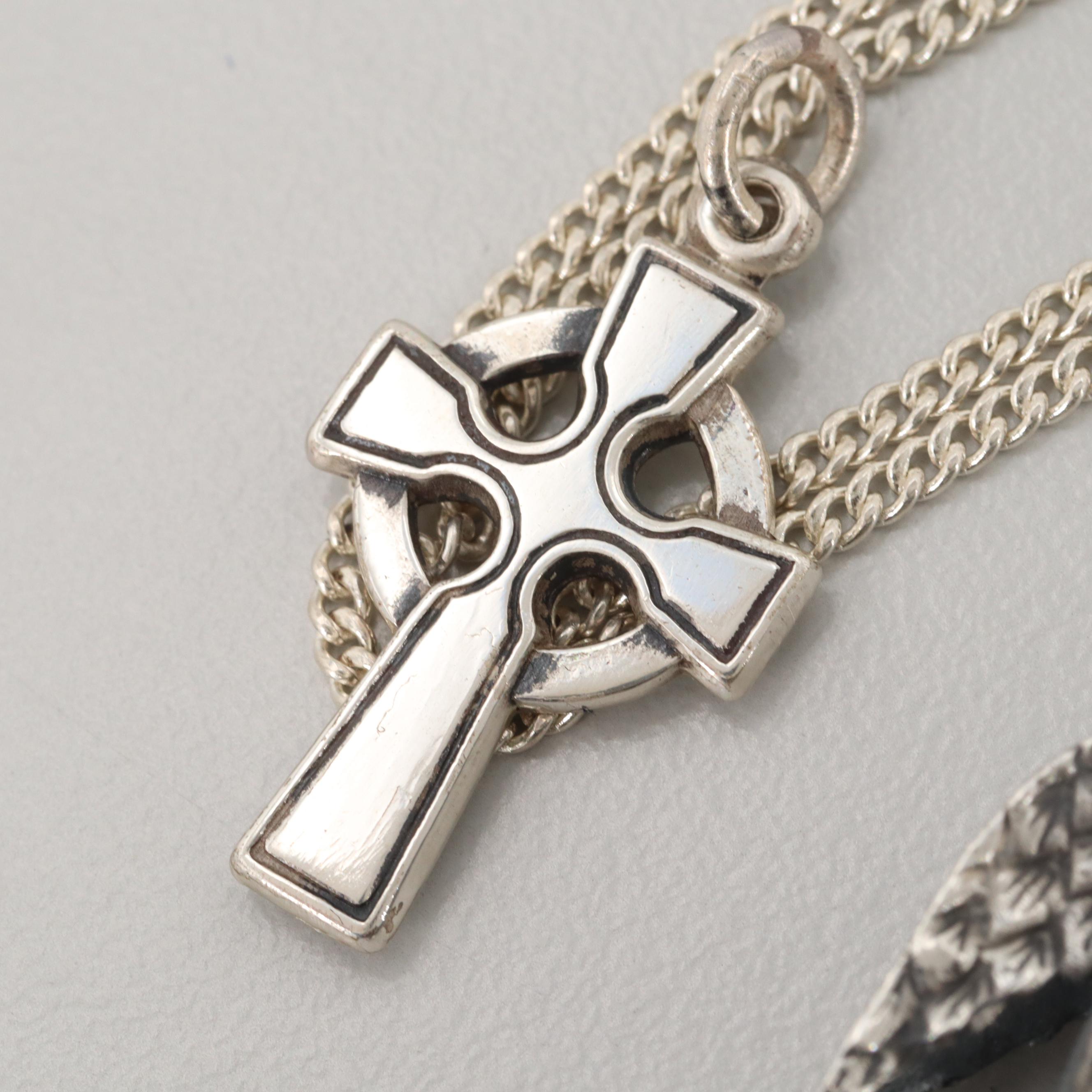 James Avery Sterling Silver Necklaces and Pendants with Religious Motif