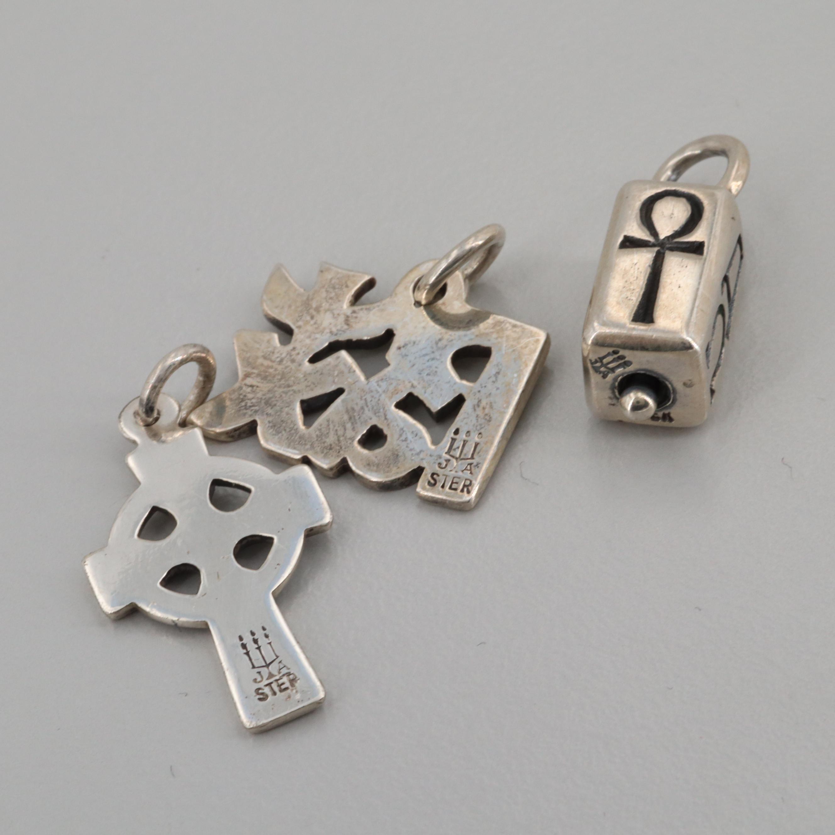 James Avery Sterling Silver Necklaces and Pendants with Religious Motif