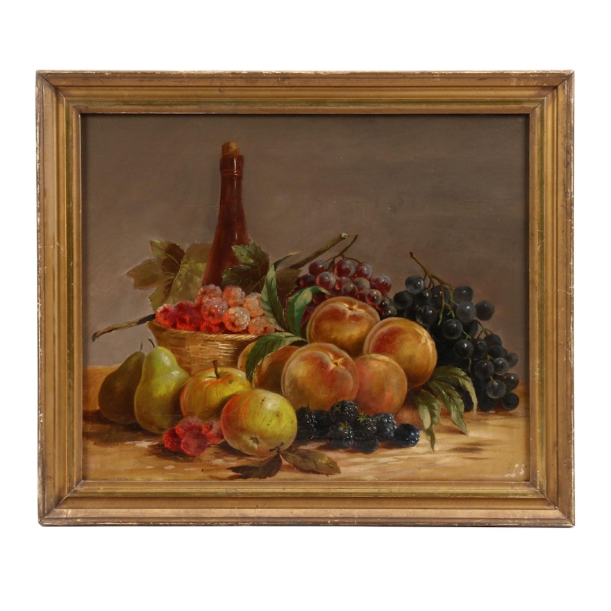 Late 19th Century Still Life Oil Painting