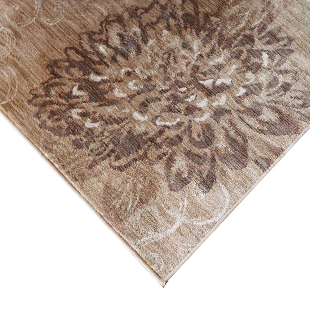 Machine Made HGTV Home "Vintage Bloom" Nylon Rug