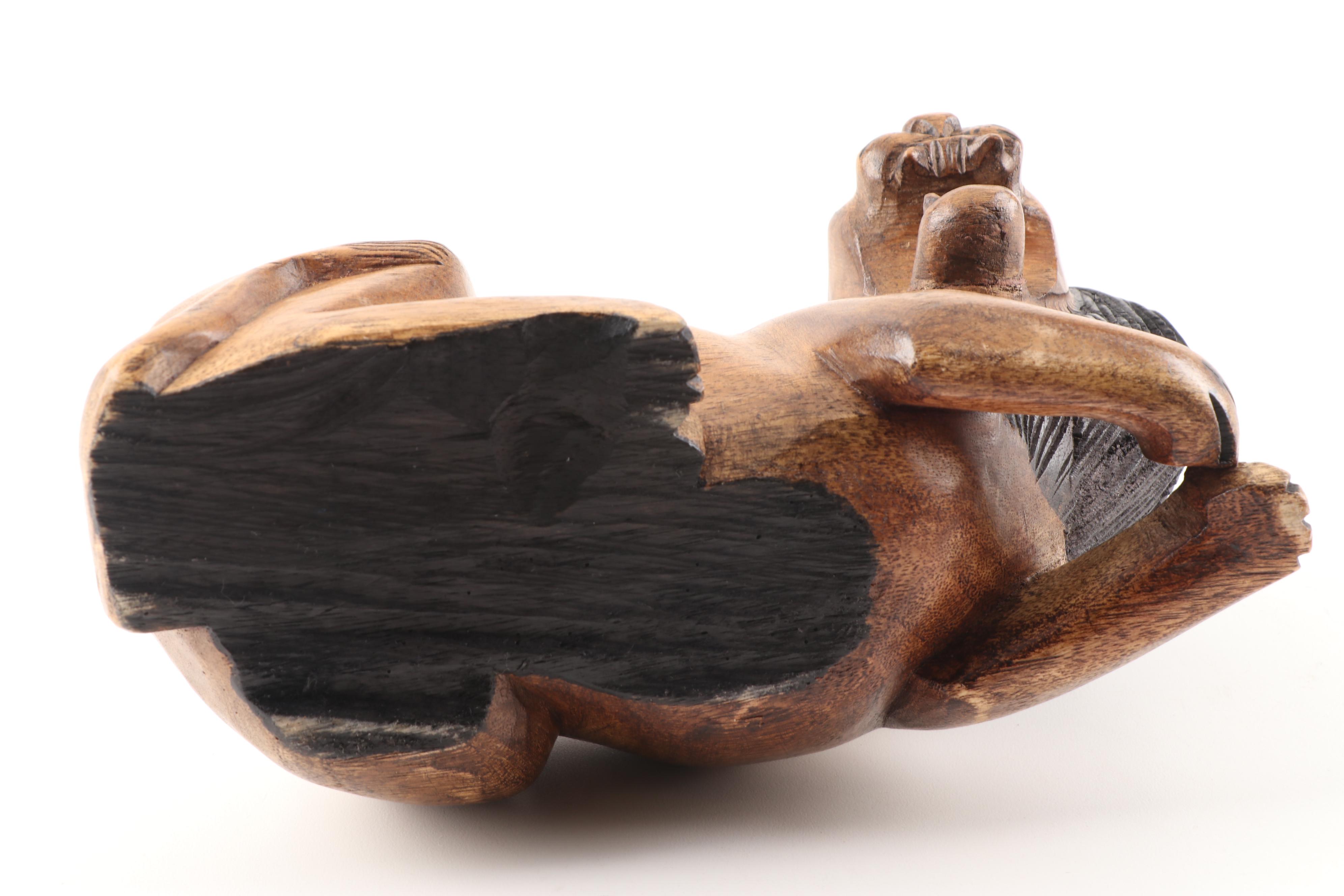 Hand-Carved Wooden Animal Figurines