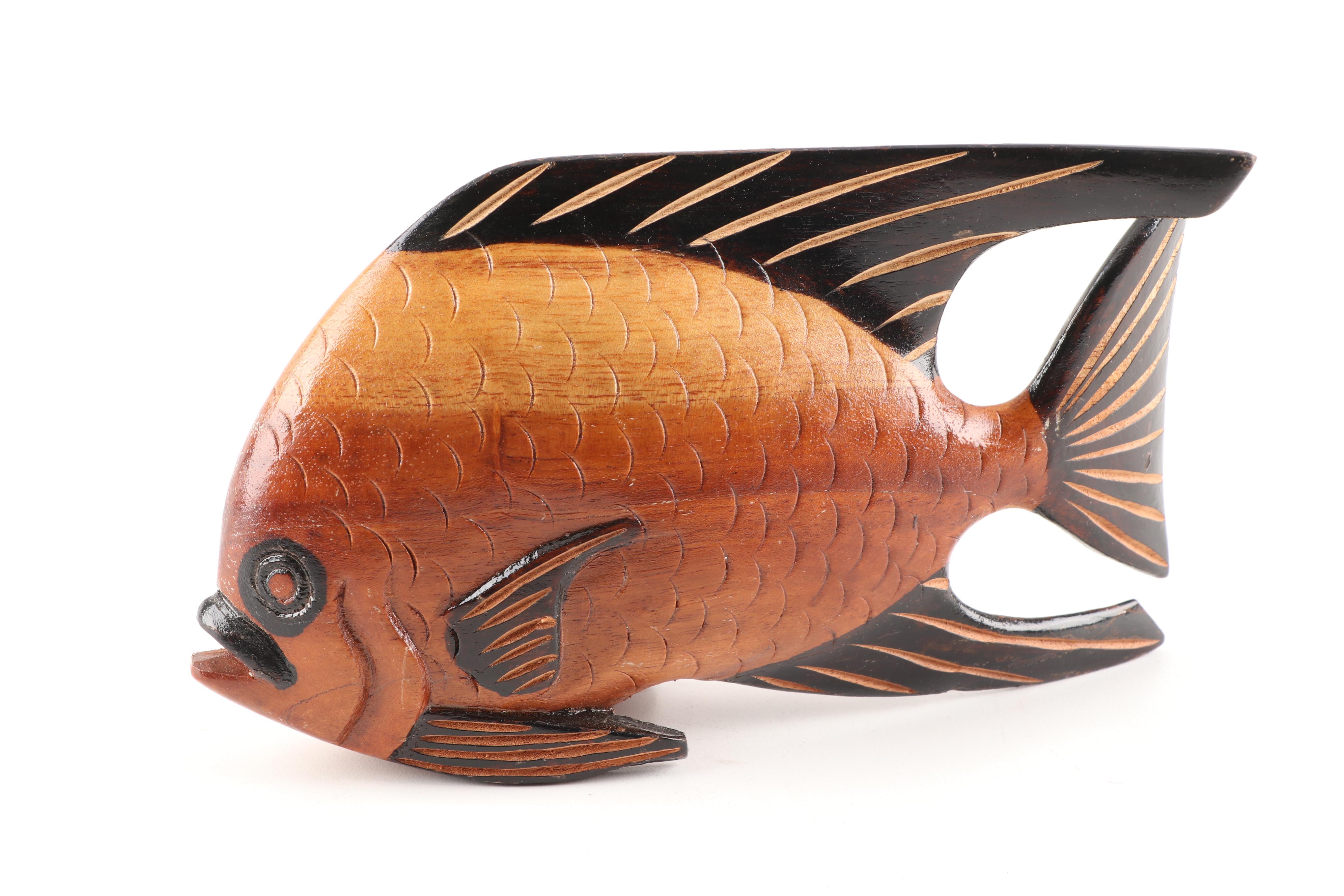 Hand-Carved Wooden Animal Figurines