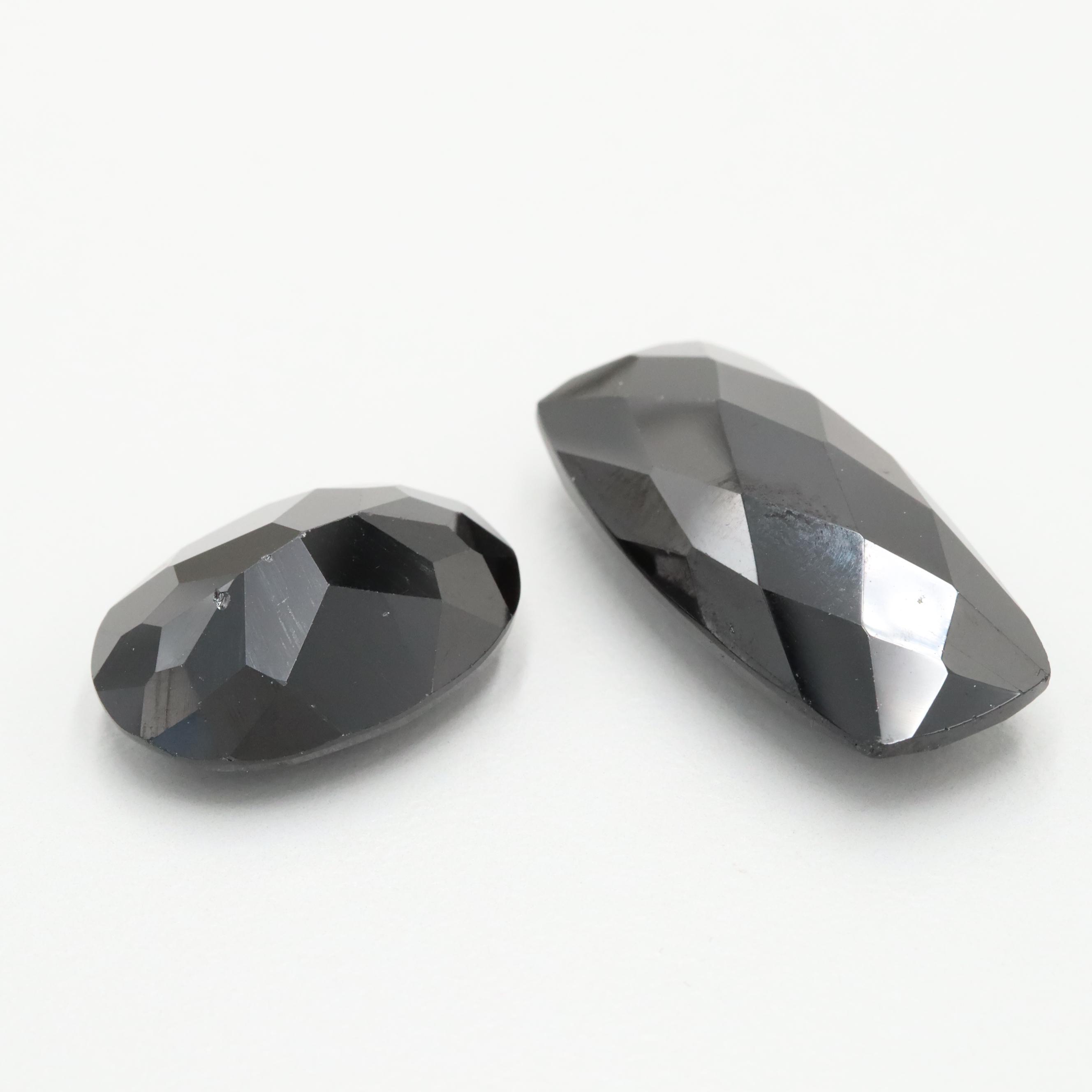Loose 98.45 CTW Black Spinel