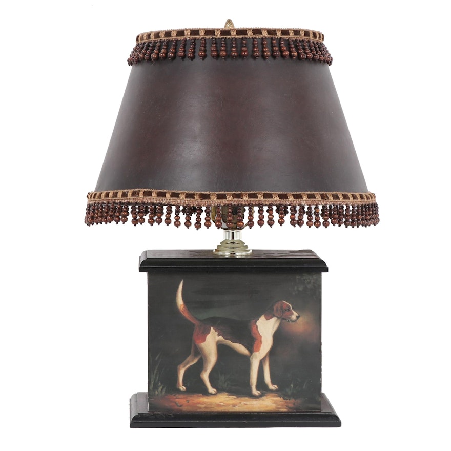 Decorative Hound Table Lamp