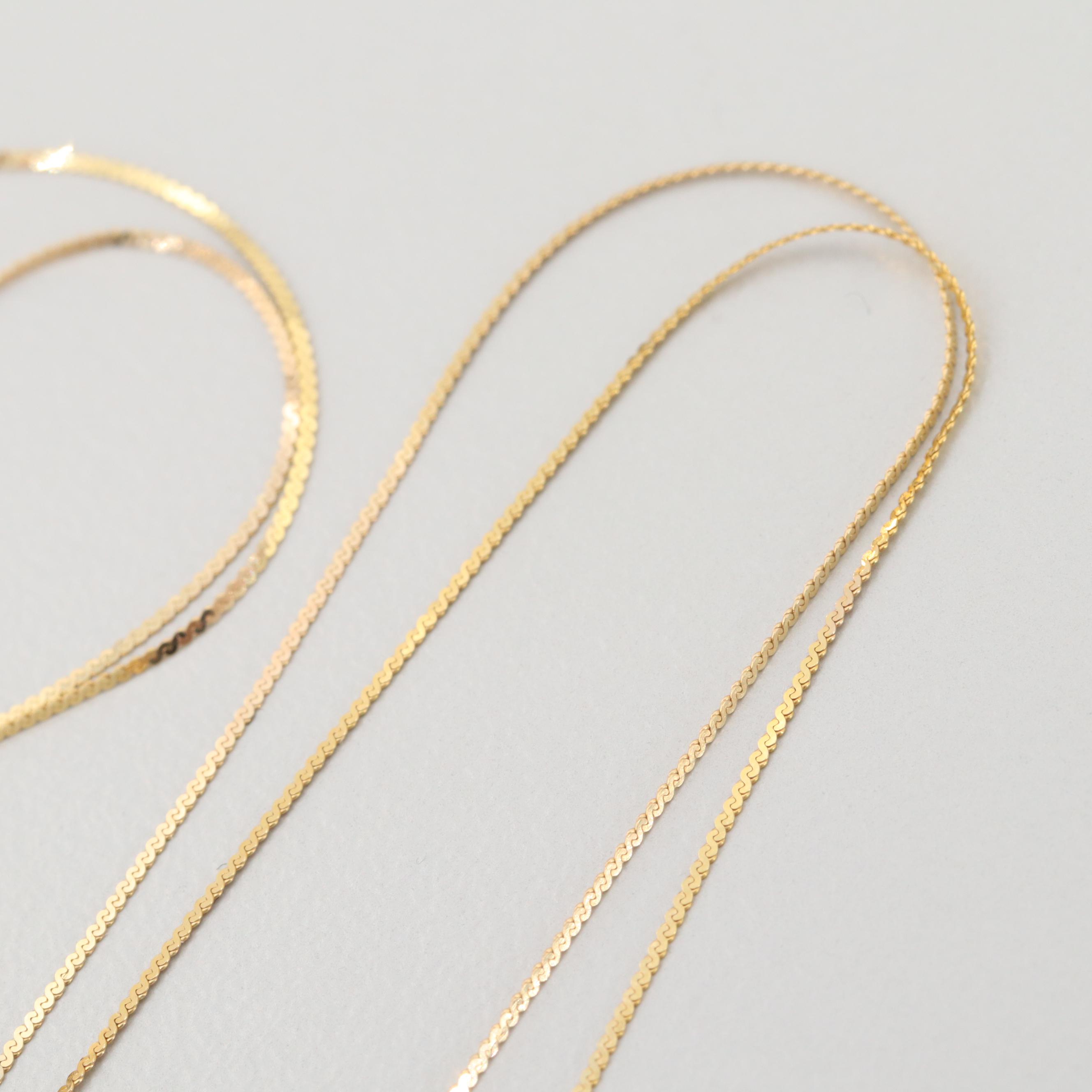 14K Yellow Gold Diamond Pineapple Necklace