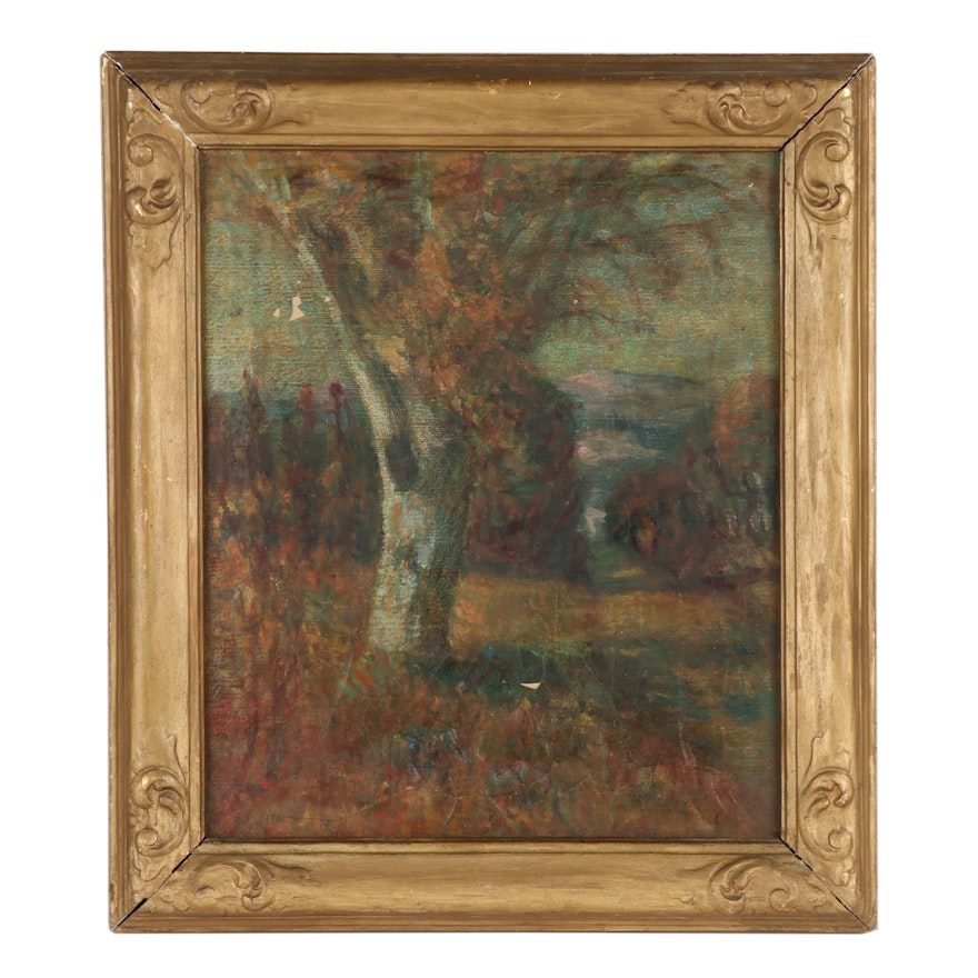 19th Century Landscape Oil Painting