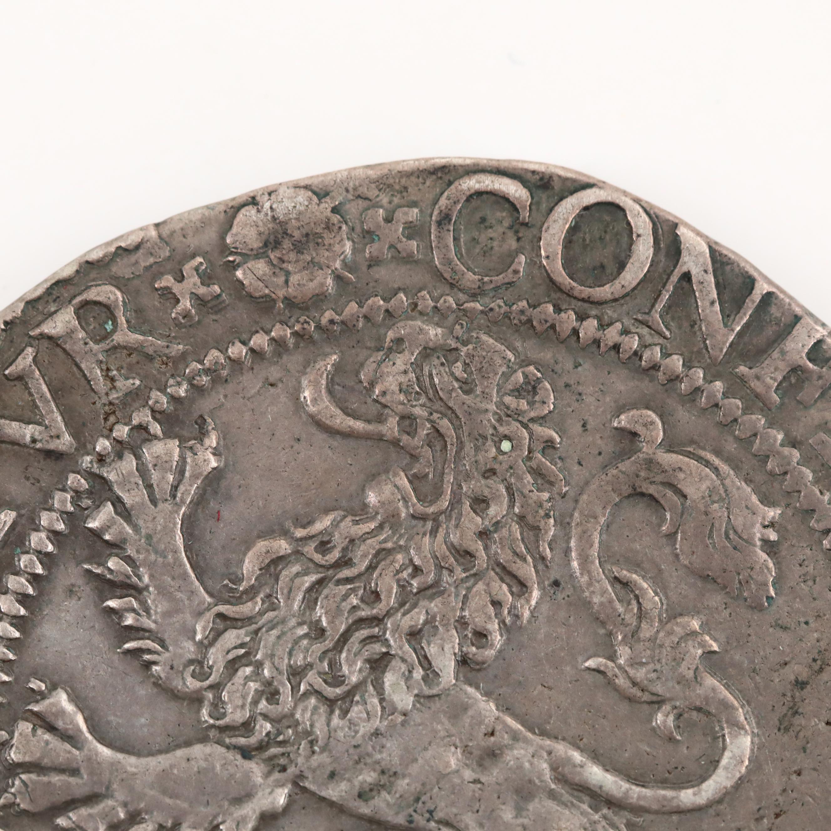 1589 Netherlands, Holland Leeuwendaalder or "Lion Dollar" Silver Coin