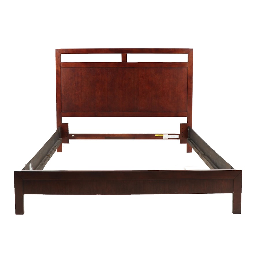 Contemporary Wooden Full Size Bed Frame