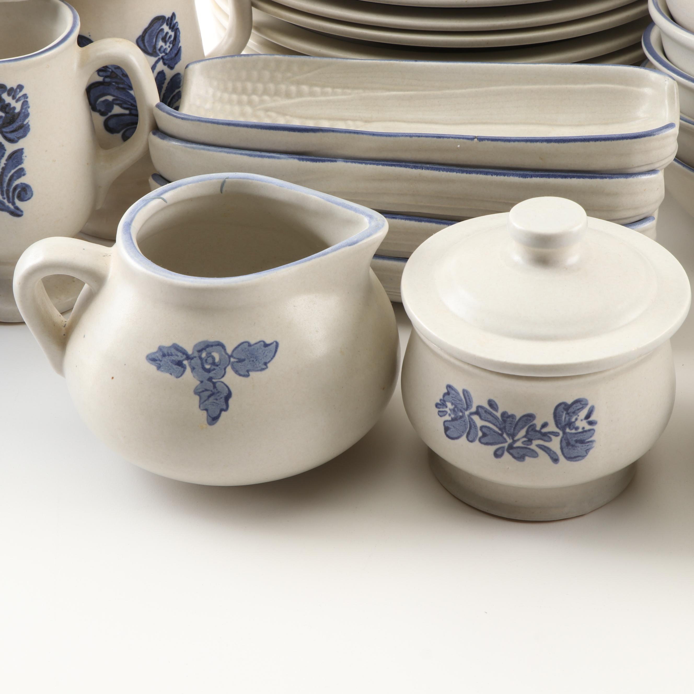 Pfaltzgraff  "Yorktowne" Stoneware Dinnerware, Vintage