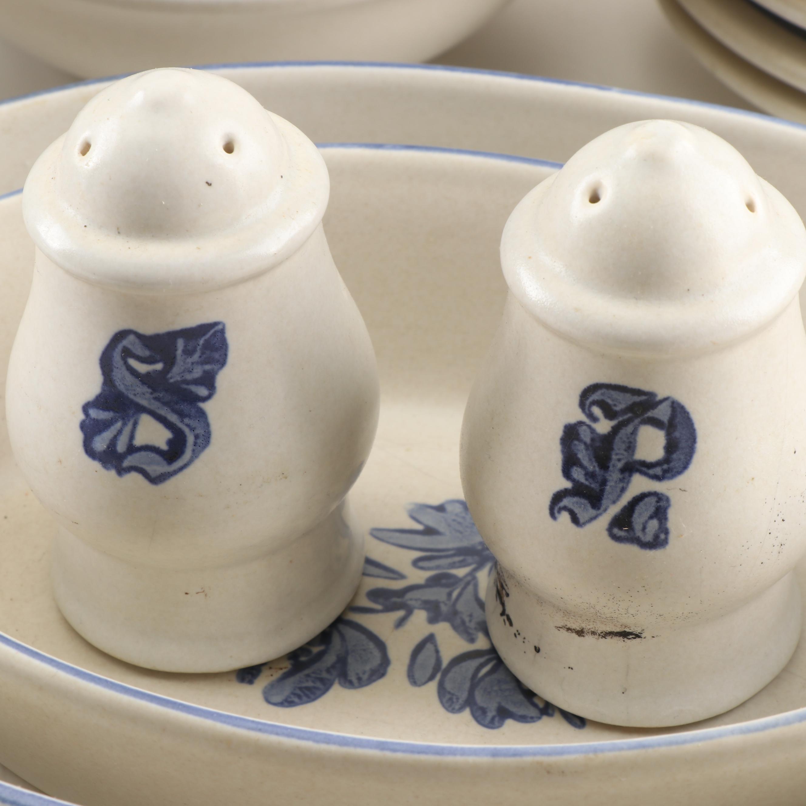 Pfaltzgraff  "Yorktowne" Stoneware Dinnerware, Vintage