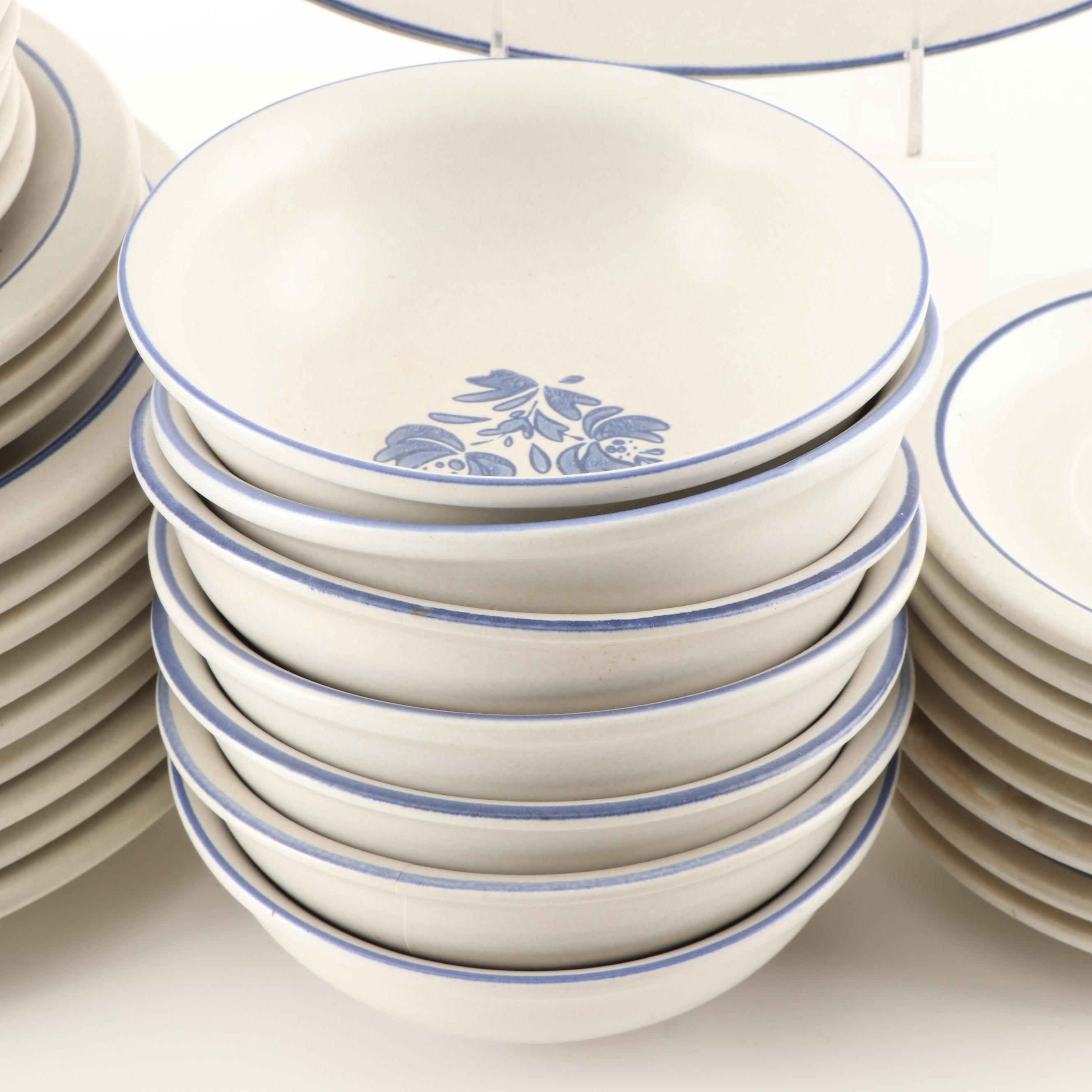 Pfaltzgraff  "Yorktowne" Stoneware Dinnerware, Vintage