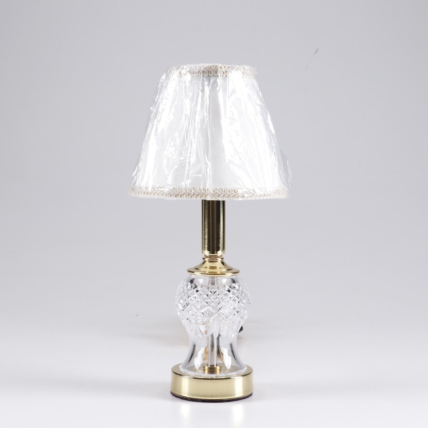 Waterford Crystal "Sullivan" Lamp with Silk Shade