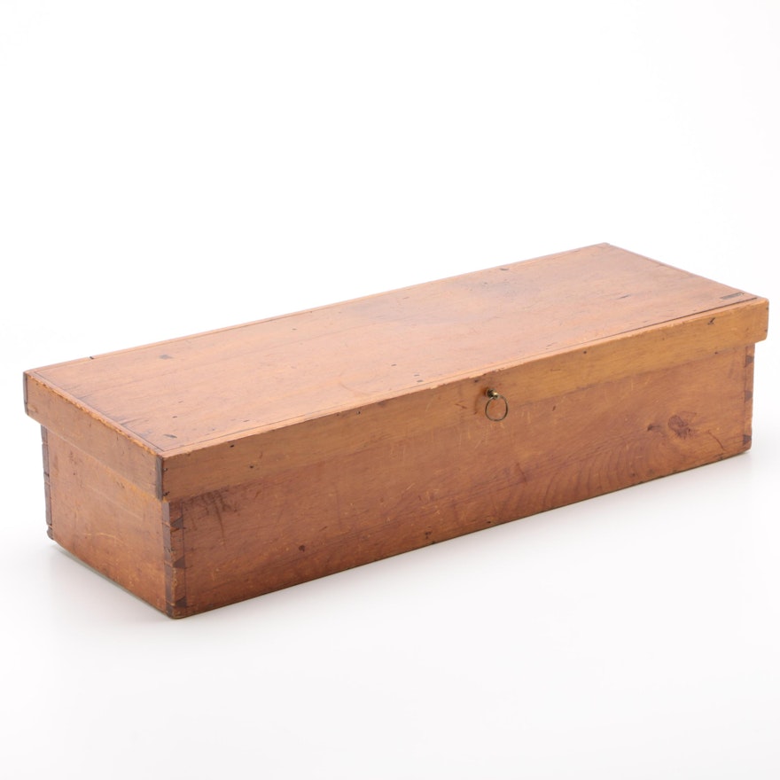 Dovetailed Wood Storage Box