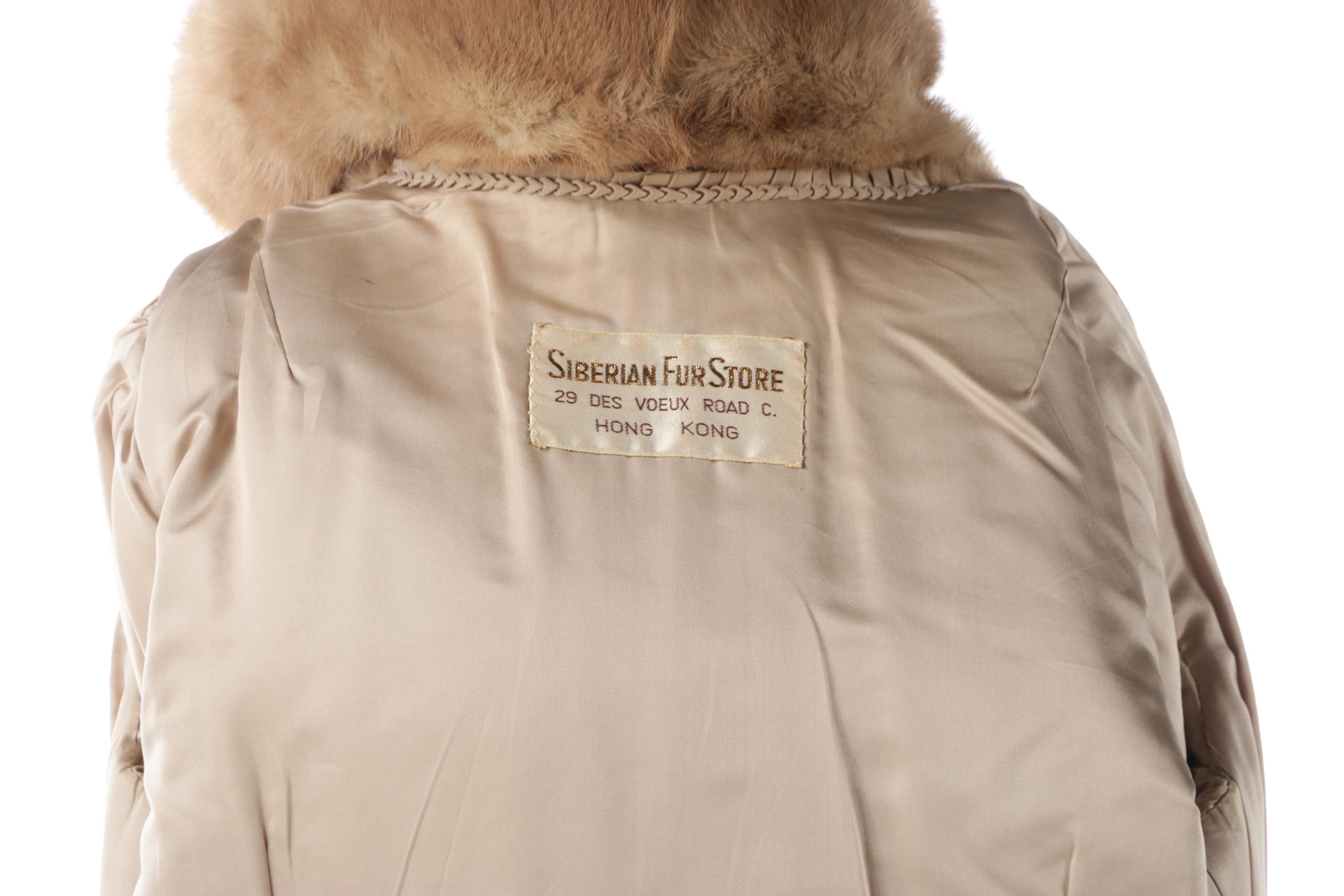 Autumn Haze EMBA Natural Mink From Siberian Fur Store Hong Kong, 1960s