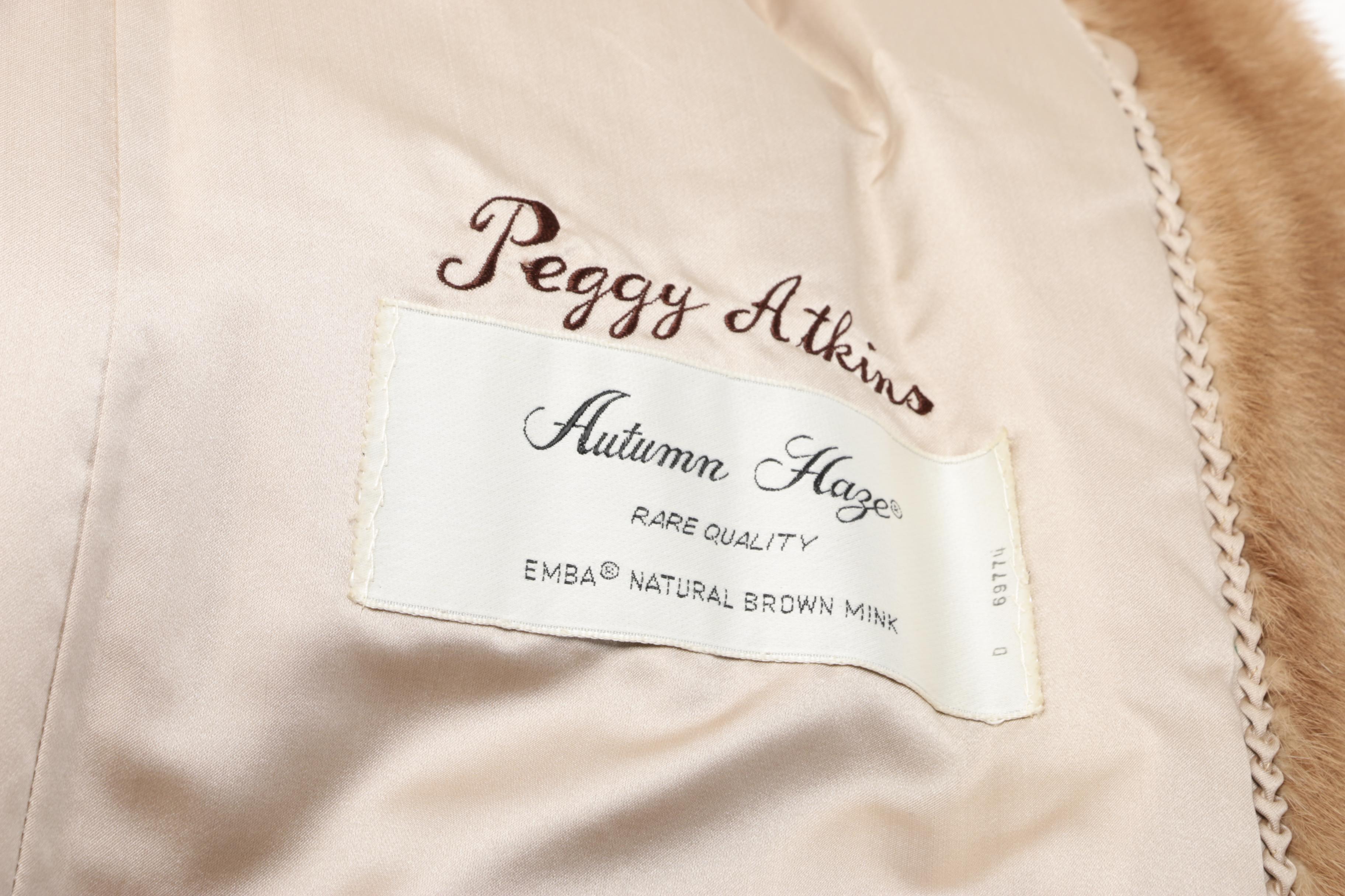 Autumn Haze EMBA Natural Mink From Siberian Fur Store Hong Kong, 1960s