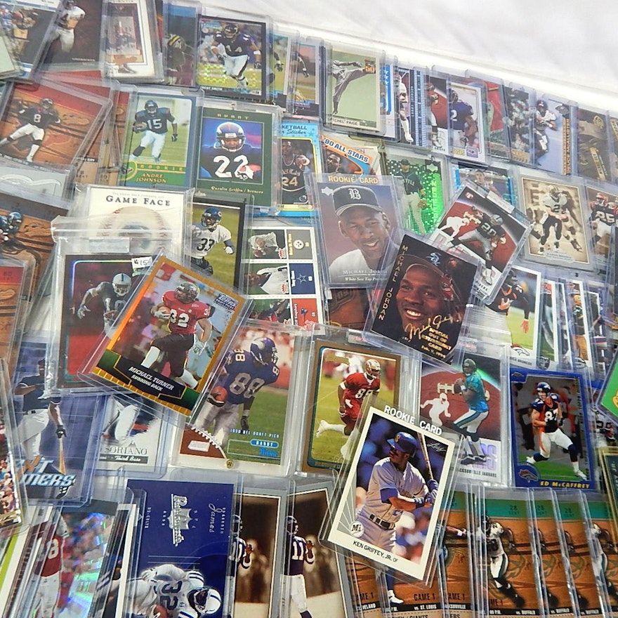 Top Loaded Rookie,Insert,Serial Numbered,Refractor Star Sports Card Lot - 120 Ct