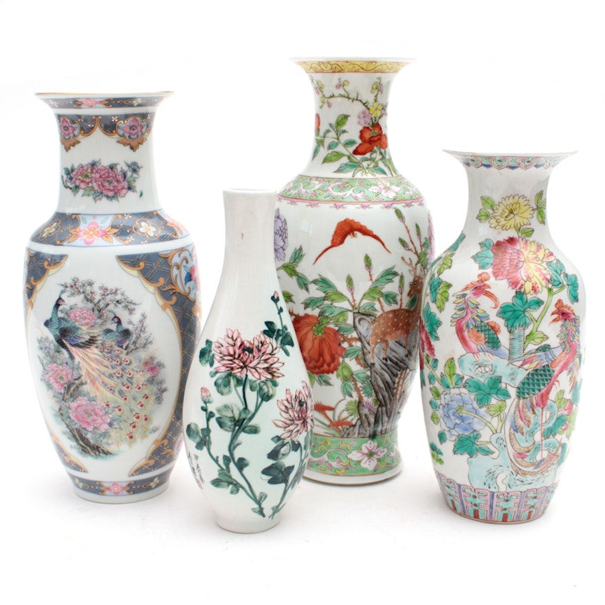 East Asian Porcelain Vases