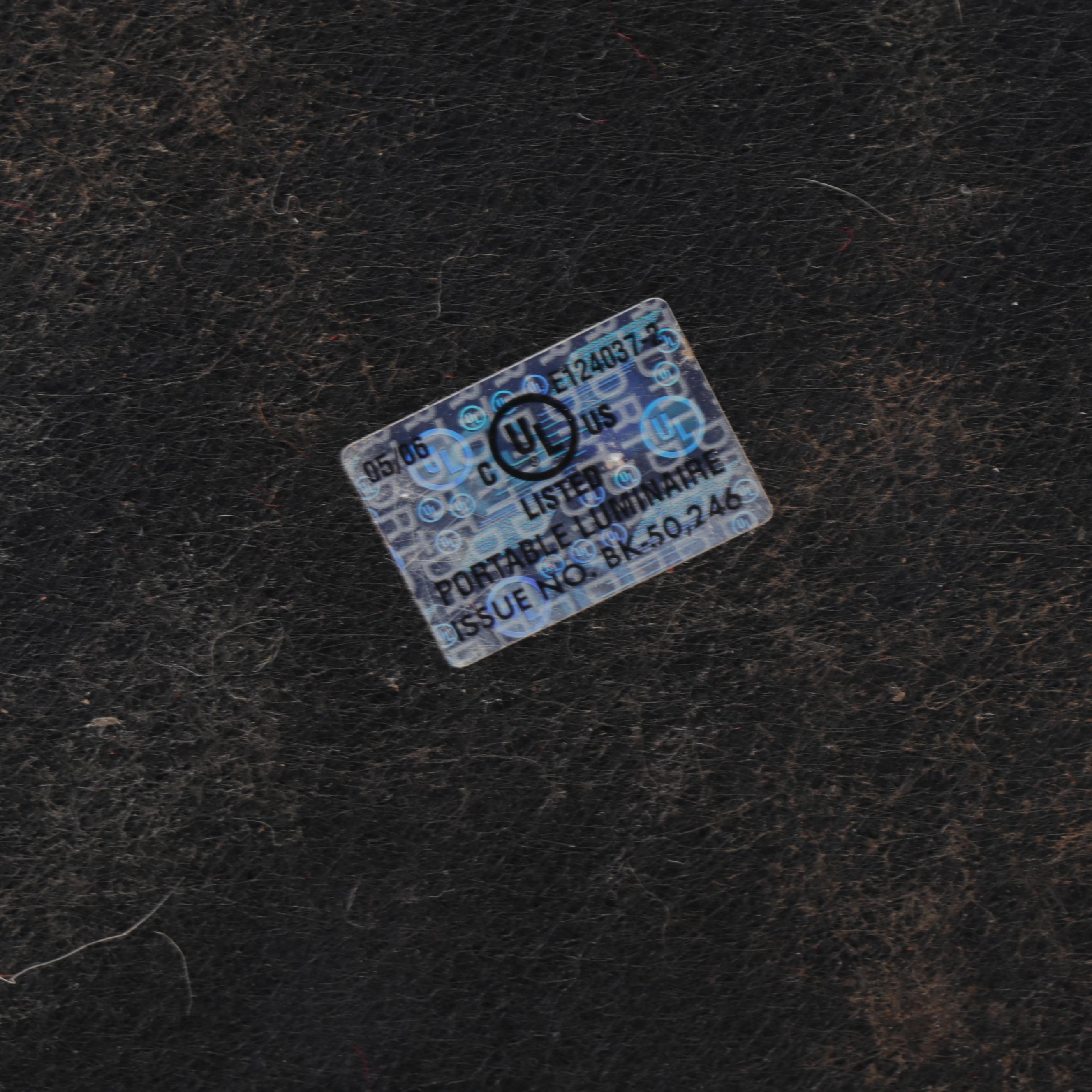 Craftsman Style Adjustable Desk Lamp with Slag and Stained Glass Shade