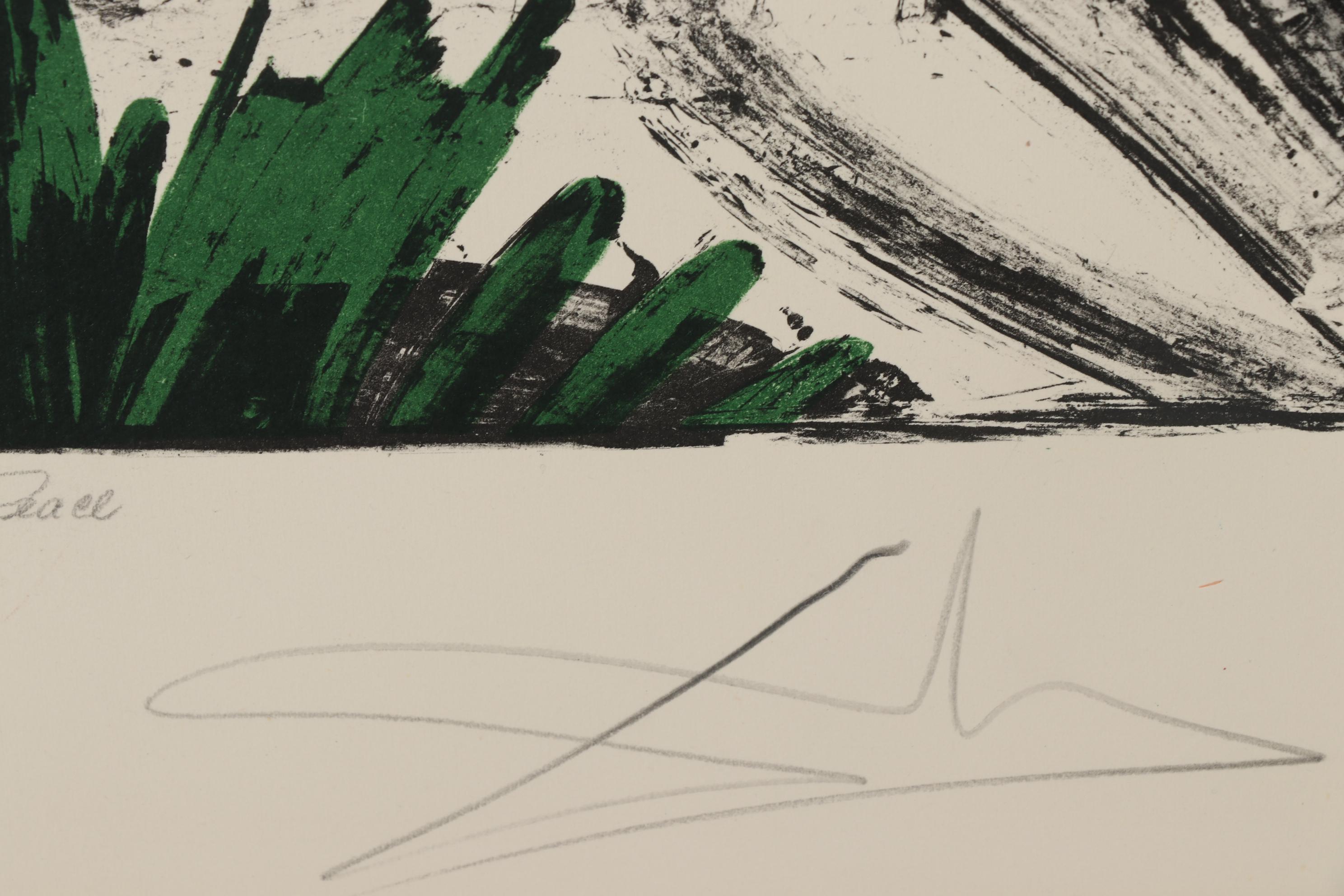 Salvador Dalí Color Lithograph "Warrior's Dream" from "Peace in Vietnam" Series