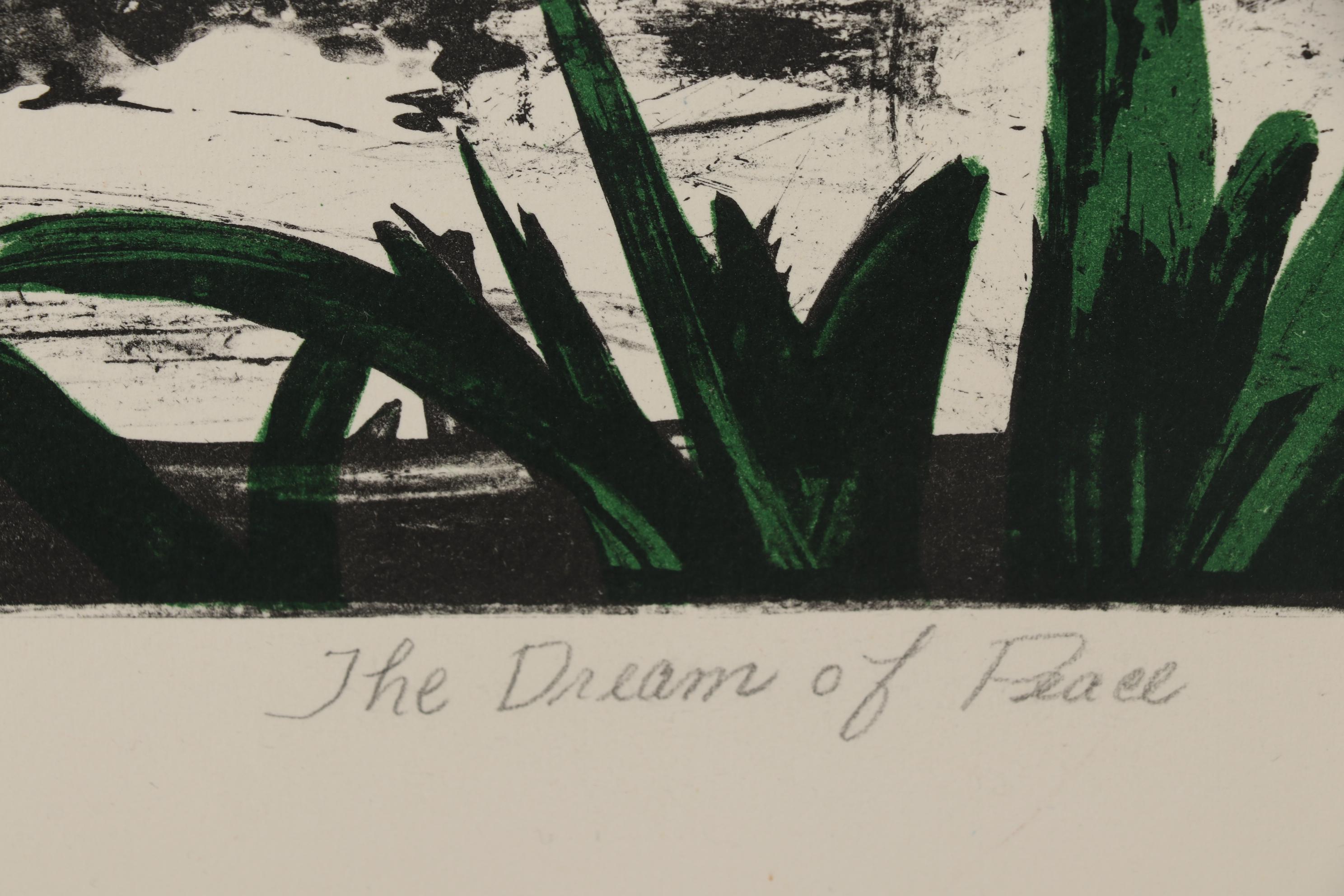 Salvador Dalí Color Lithograph "Warrior's Dream" from "Peace in Vietnam" Series