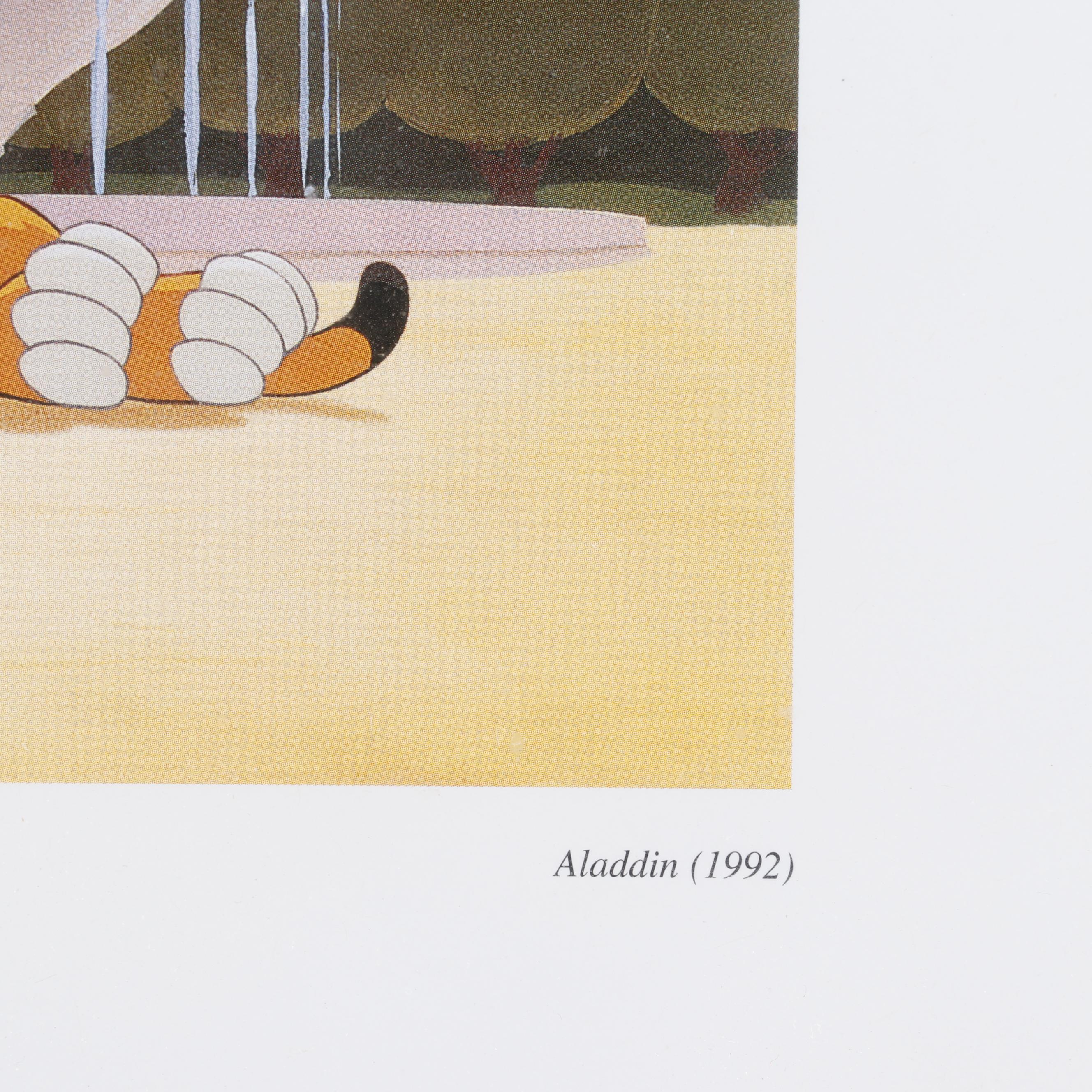 Disney Offset Lithograph from "Aladdin"