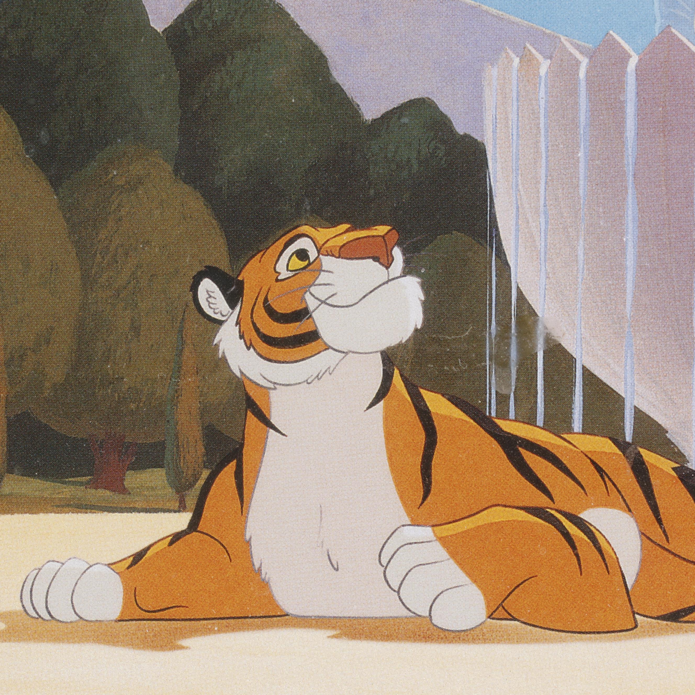 Disney Offset Lithograph from "Aladdin"