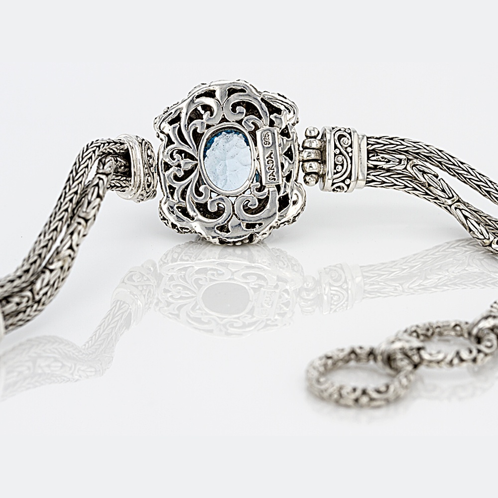 Sterling Silver Topaz Bracelet