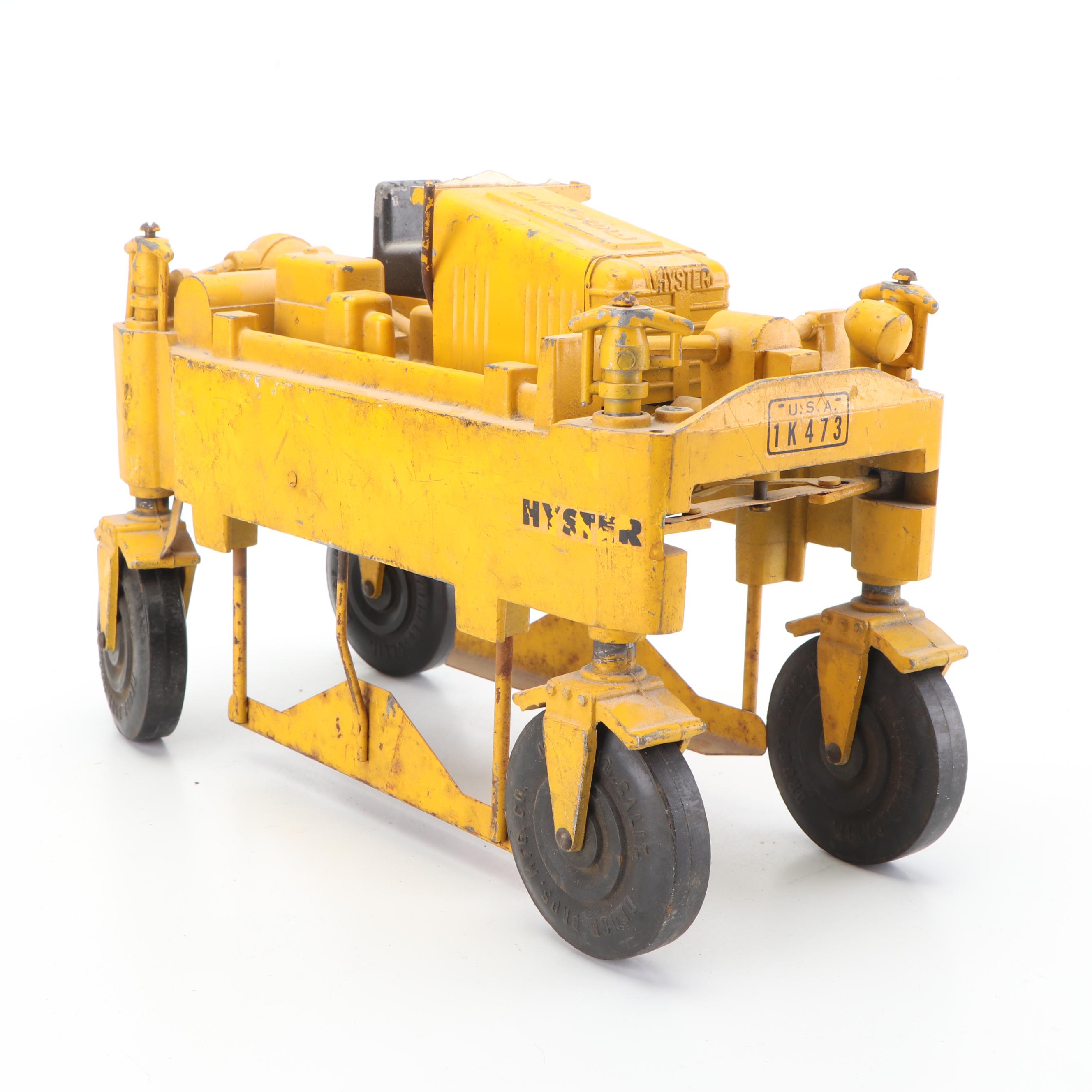 Hyster "Druge" Straddle Carrier Lumber Loader Lift Truck, 1950s