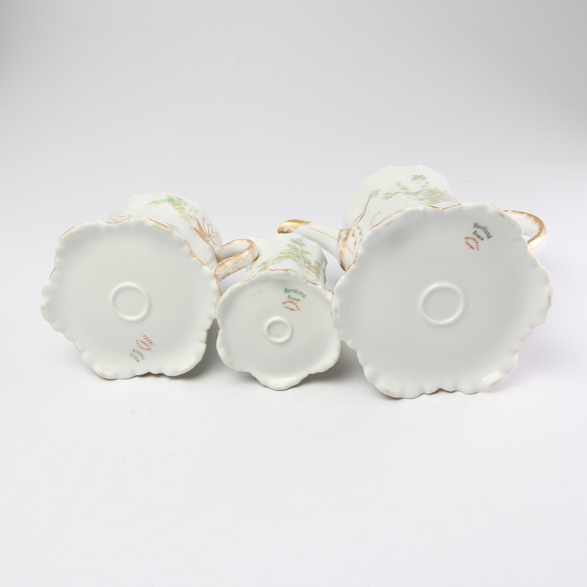 Haviland & Co. Limoges Porcelain Dinnerware, Mid-Century