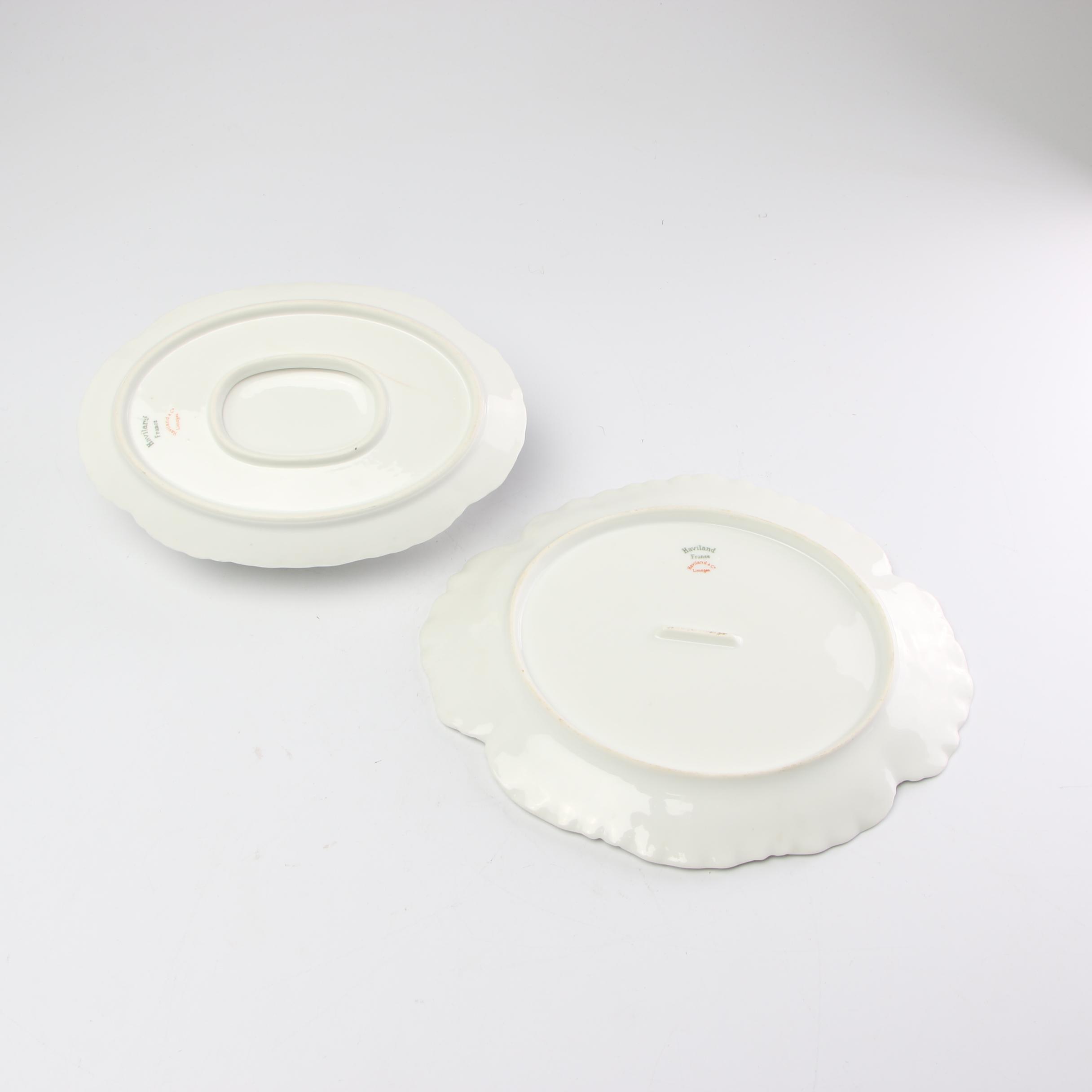 Haviland & Co. Limoges Porcelain Dinnerware, Mid-Century