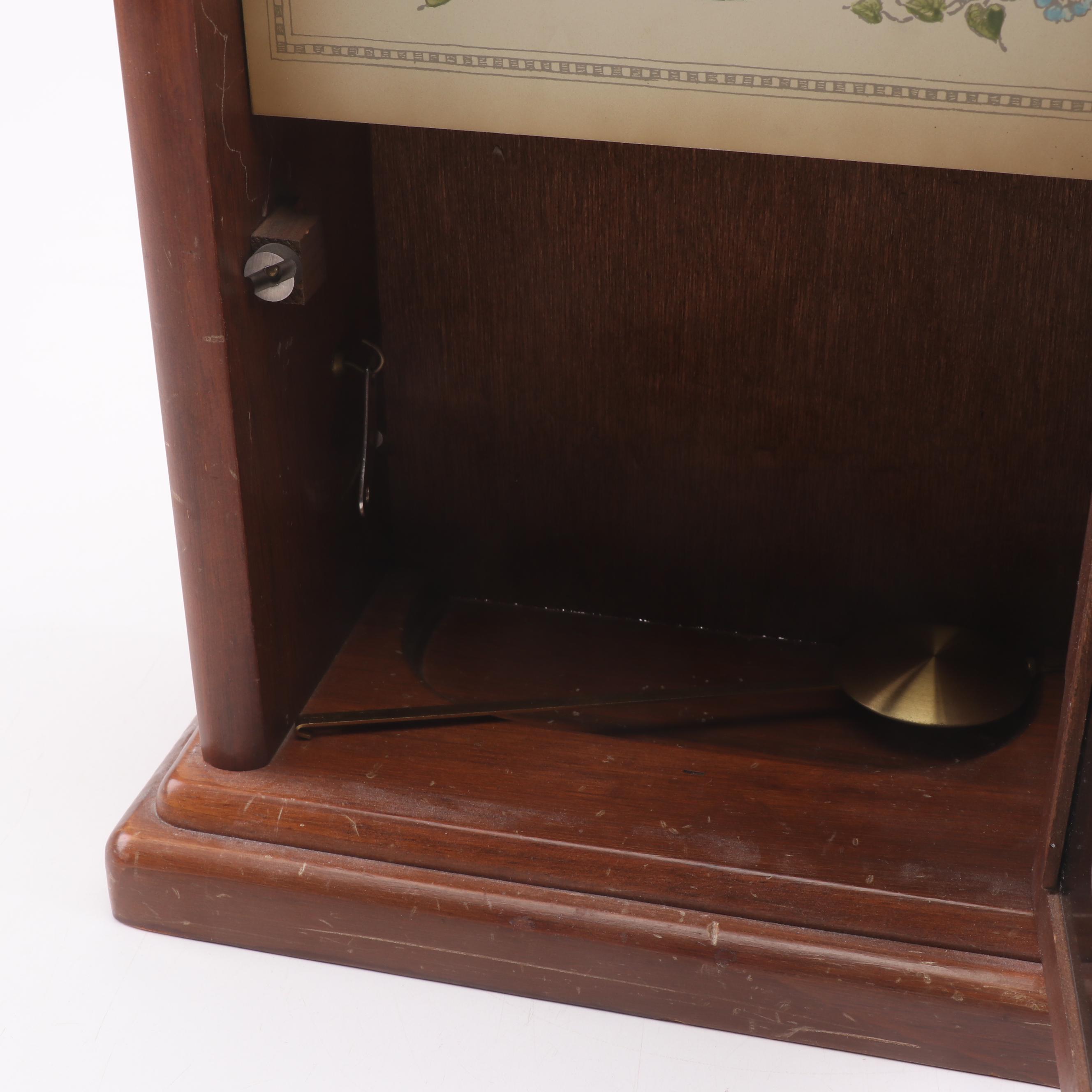 New England Clock Company Pendulum Steeple Clock