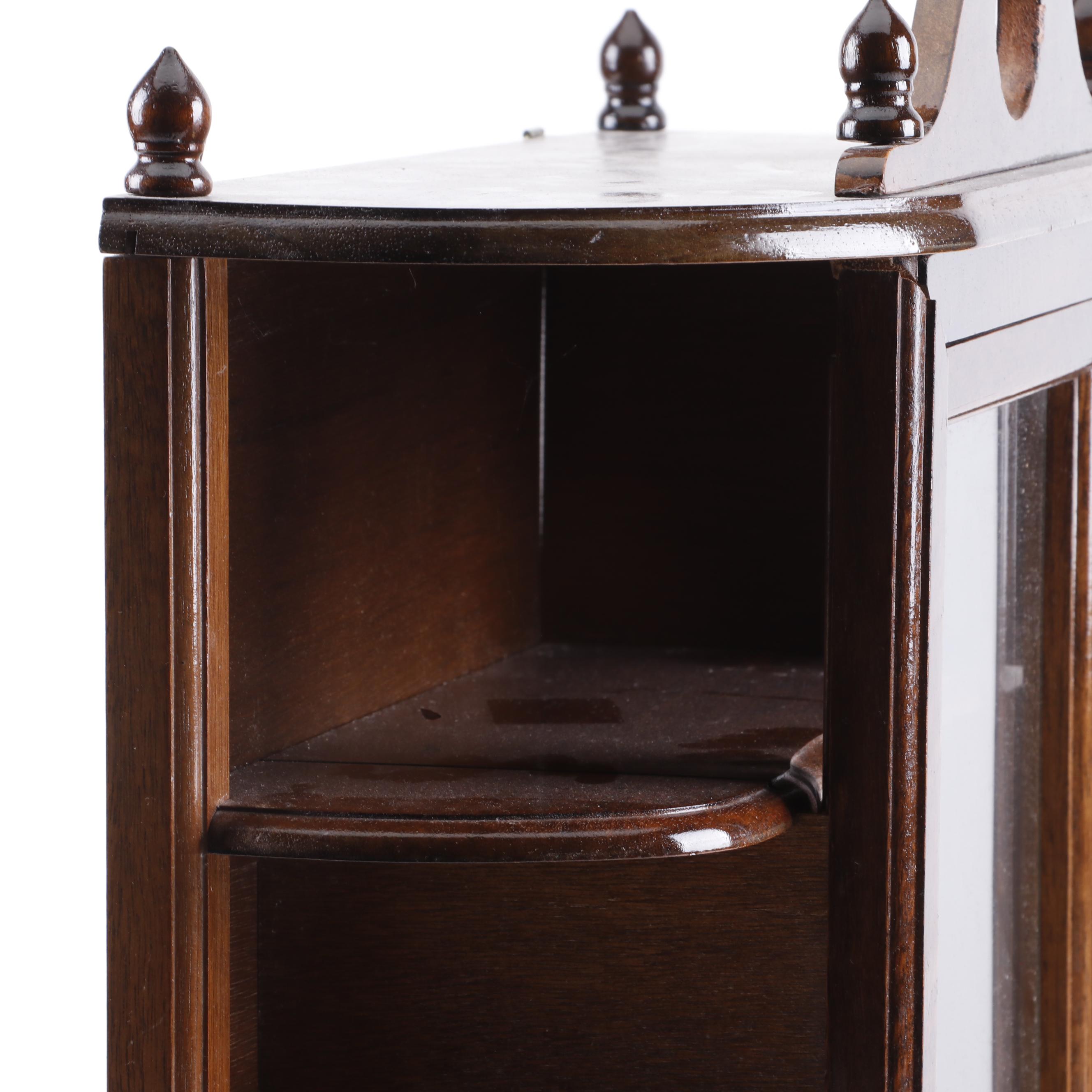 Federal Style Wooden Hanging Display Case, Mid 20th Century