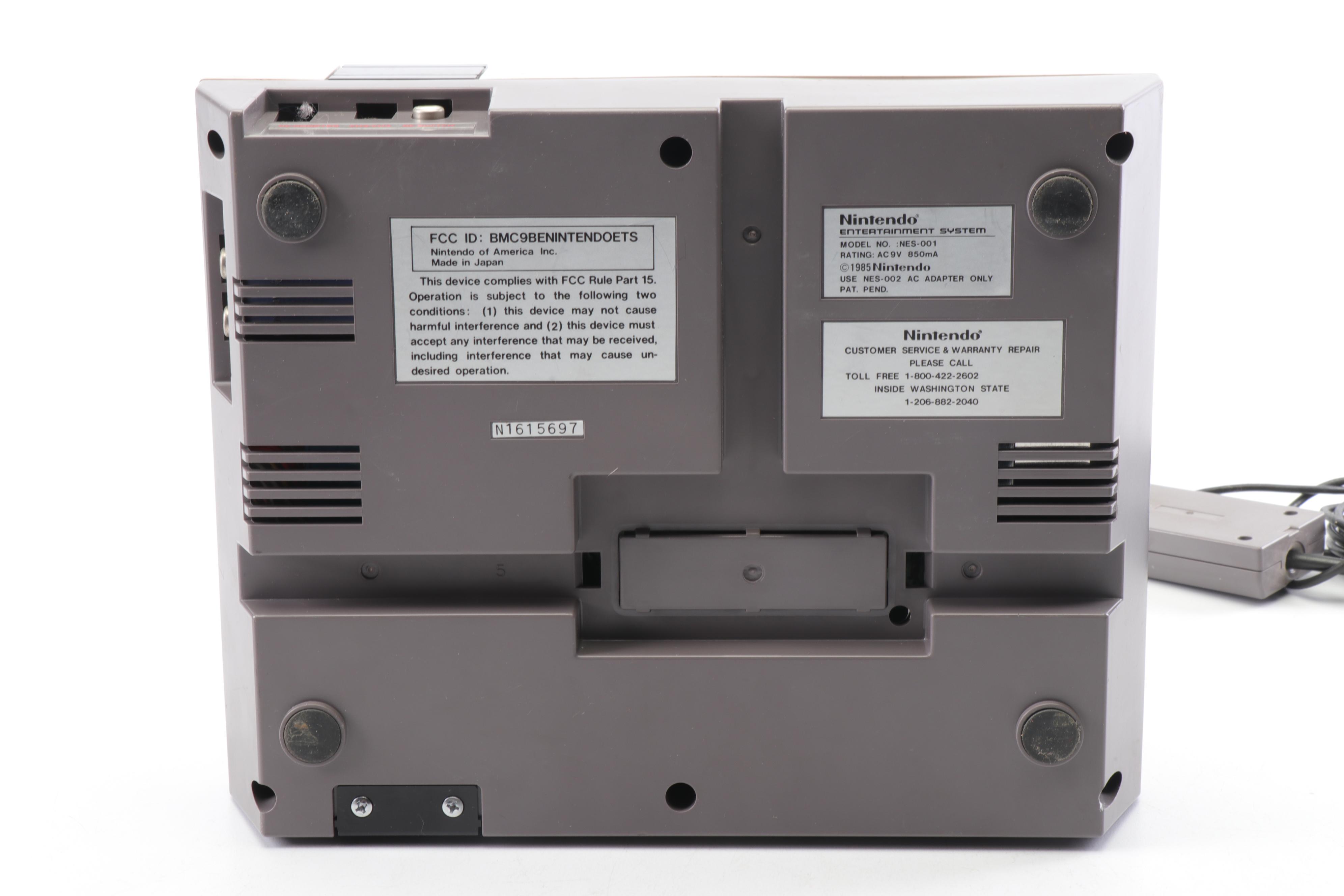 Nintendo Entertainment System with Games and Original Game Boy, 1980s